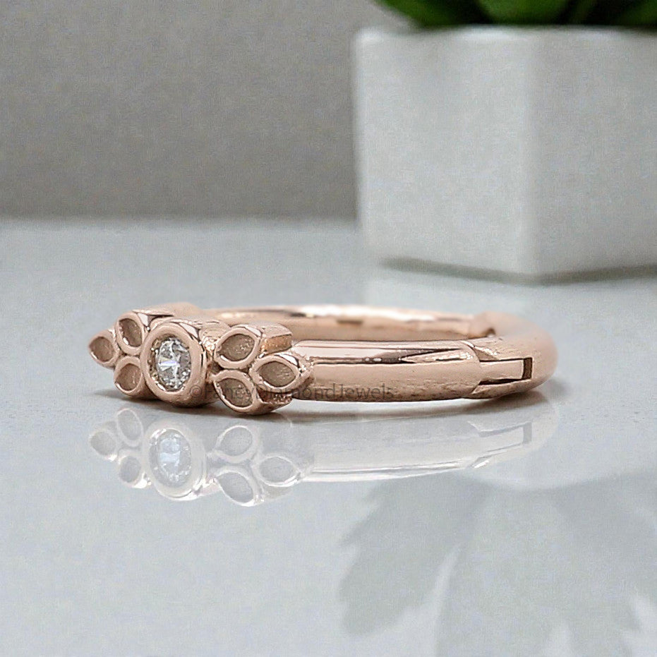 Unique Jewelry Silver Nose Ring Silver Leaf Nose Ring Nose Piercing Boho Nose Hoop Nature Jewelry Pierced Nose Rose Gold Nose Ring FD497