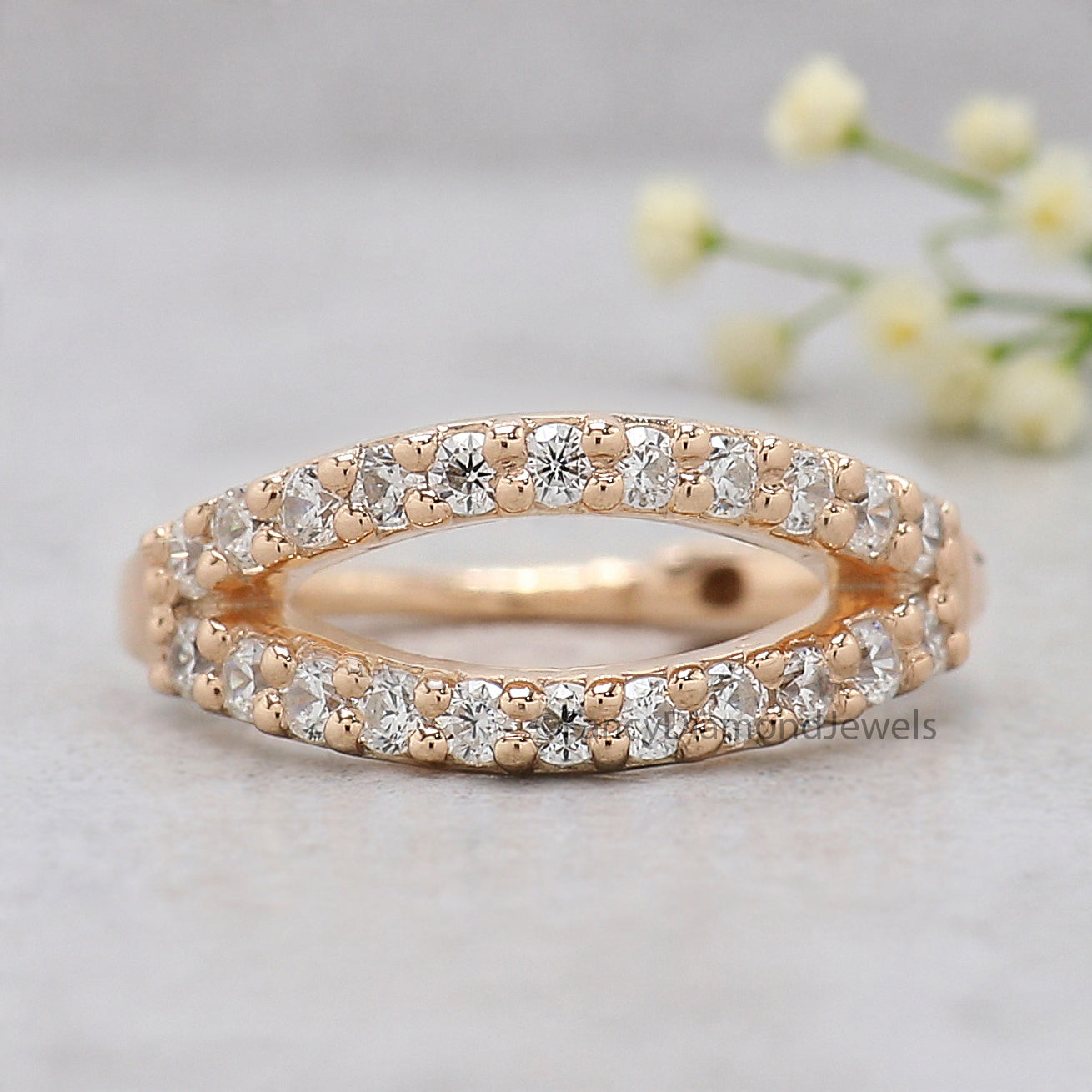 Moissanite Diamond Nose Ring Nose Studs Double Line Nose Ring Hoop Nose Stud Rose Gold Nose Ring Gold Nose Ring Diamond Nose Stud Hoop FD495