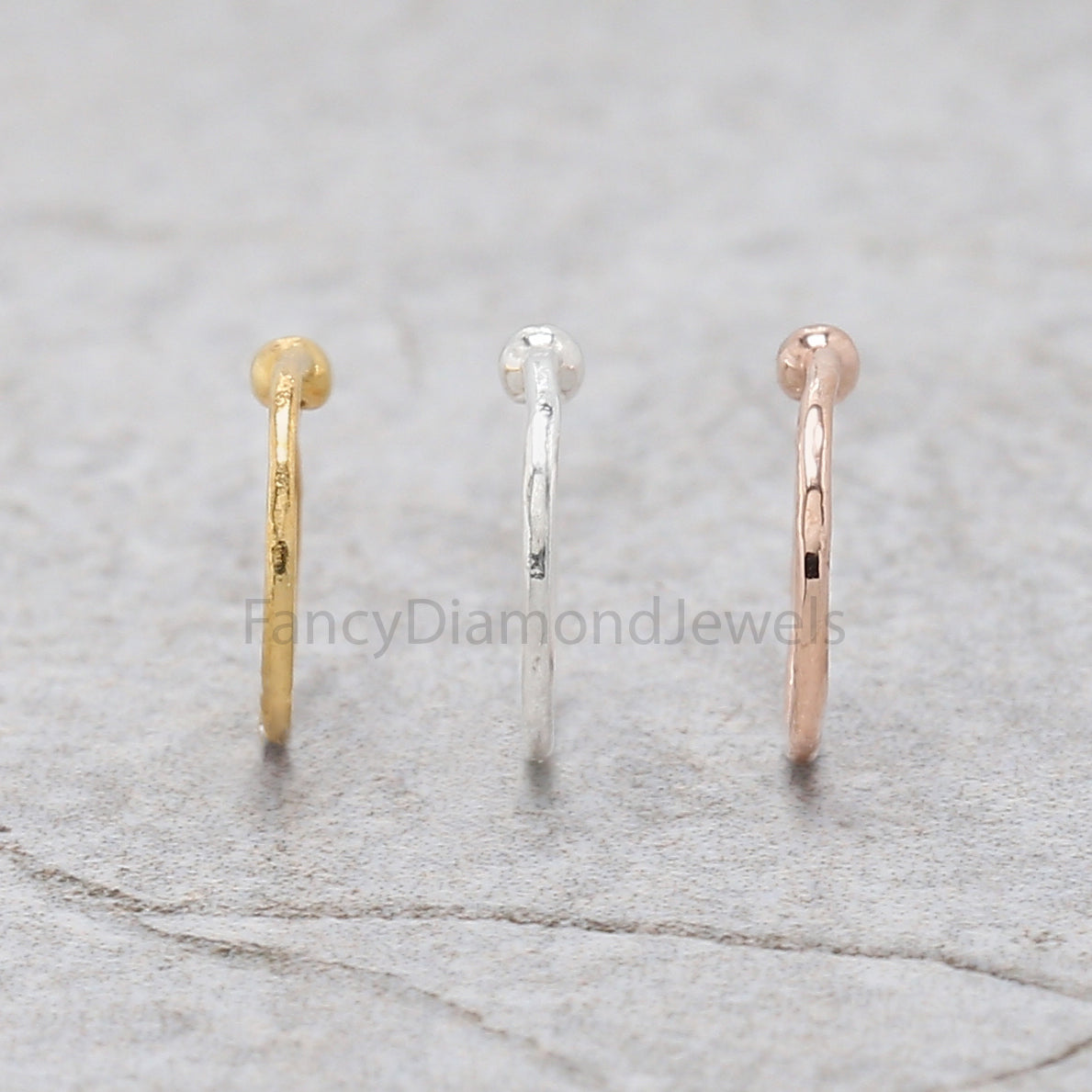 Nose Ring, Studs, Hoop Ring, Nose Ring Hoop, Nose Stud, Rose Gold Nose Ring, Gold Nose Ring, Plain Nose Stud, Plain Nose Ring, KD1172