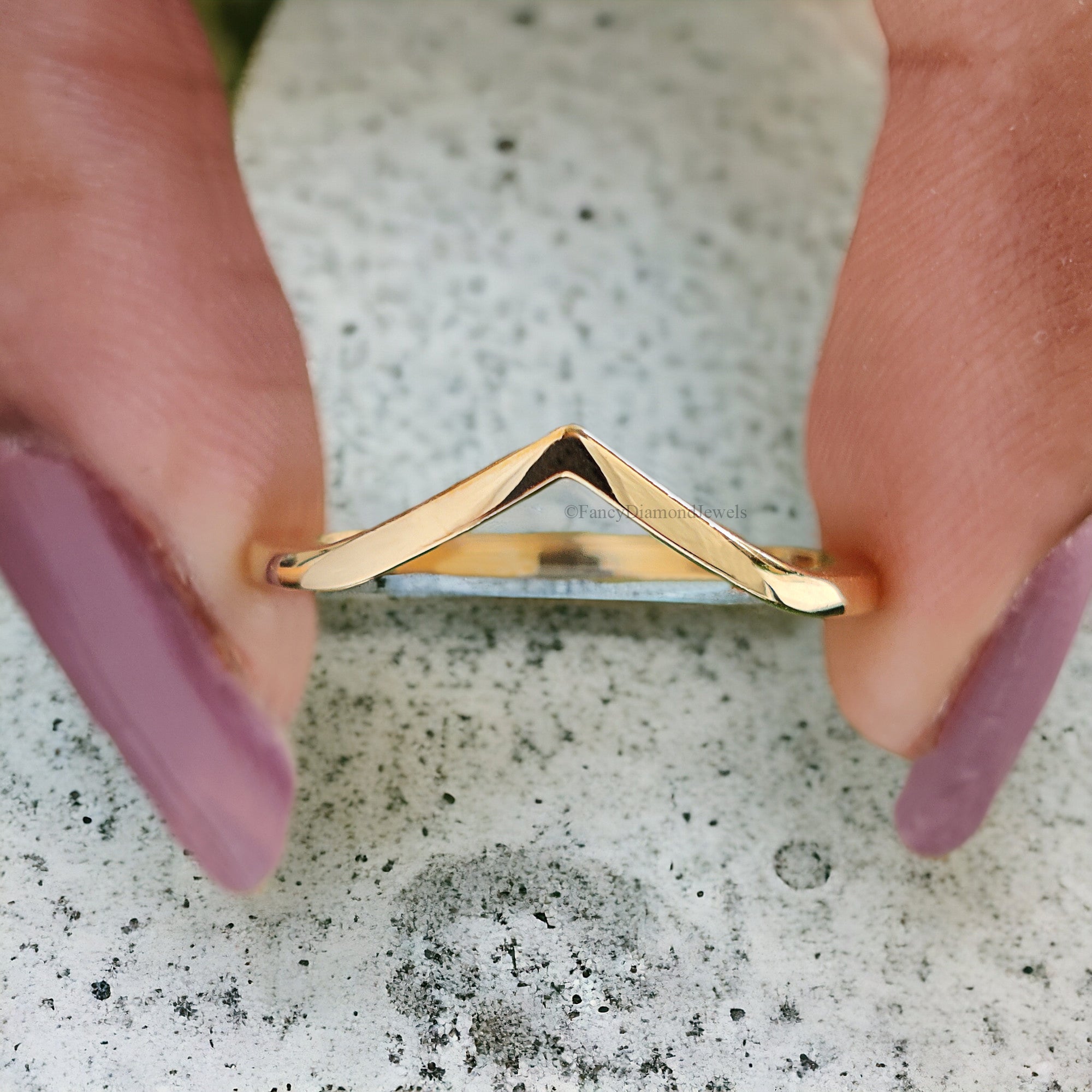 Hexagon Moissanite Bridal Ring Colorless Moissanite Wedding Ring Solid Gold Anniversary Band Solitaire Moissanite Engagement Ring Set FD165