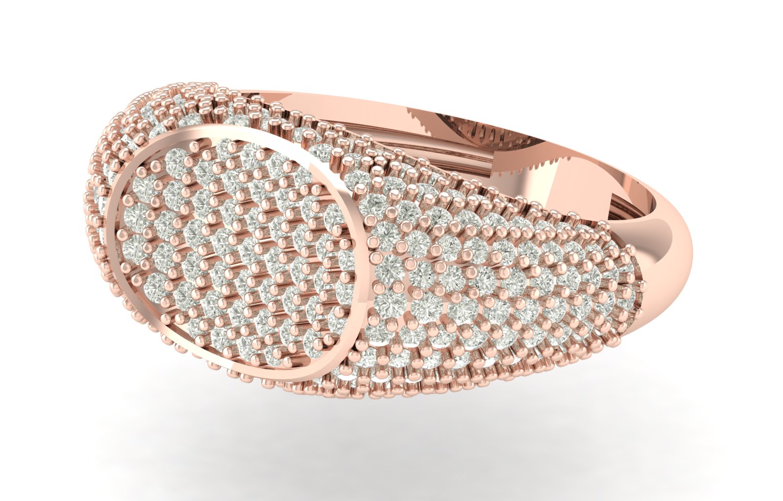 1.37 TW Unique Ring Round Cut Lab Grown Diamond Ring Ladies Cluster Unique Engagement Ring Wedding Ring PR335