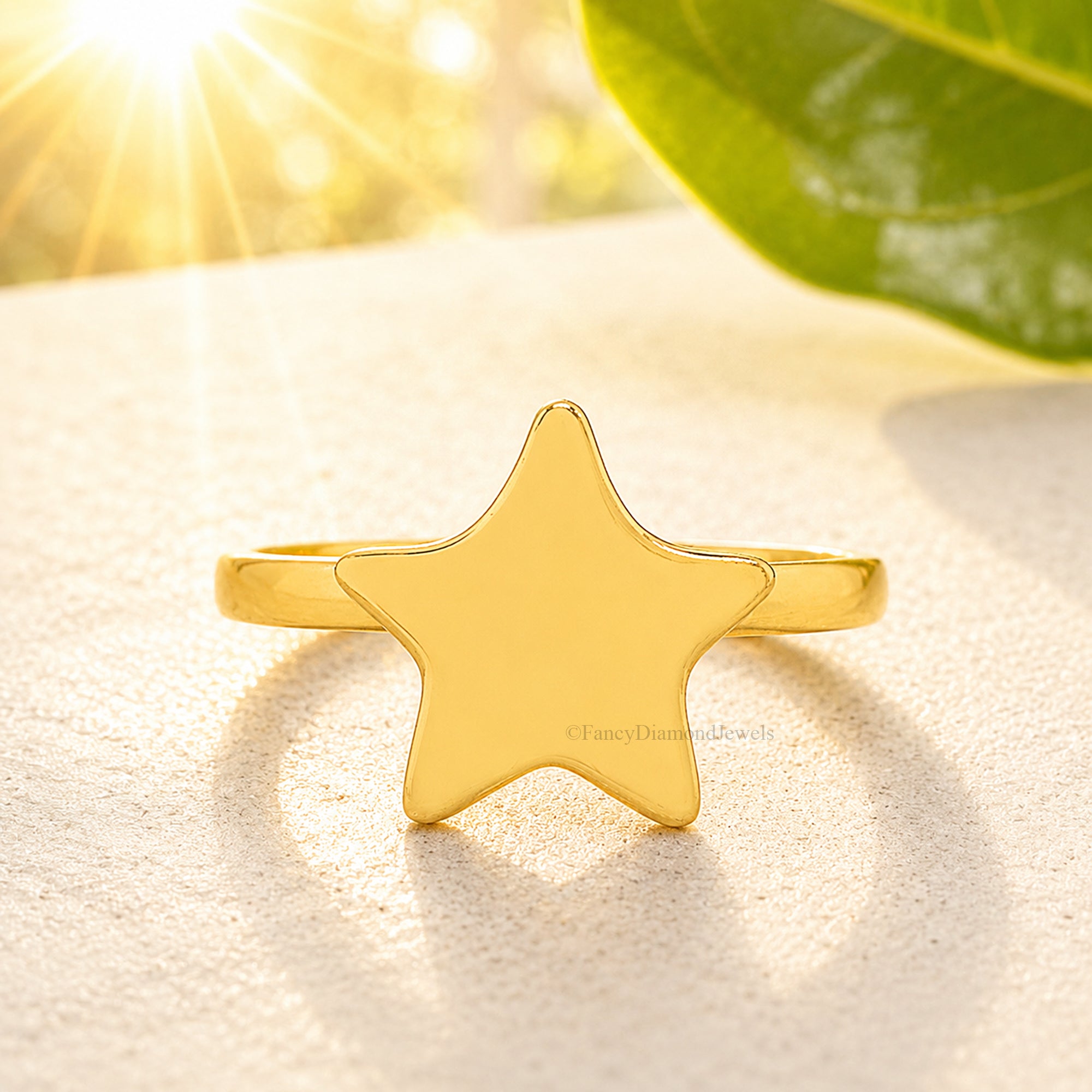 Handmade Sterling Silver Star Ring, Boho Fidget Jewelry, Minimalist Celestial Jewelry, Wedding Band For Bridal Matching Ring For Women FD573