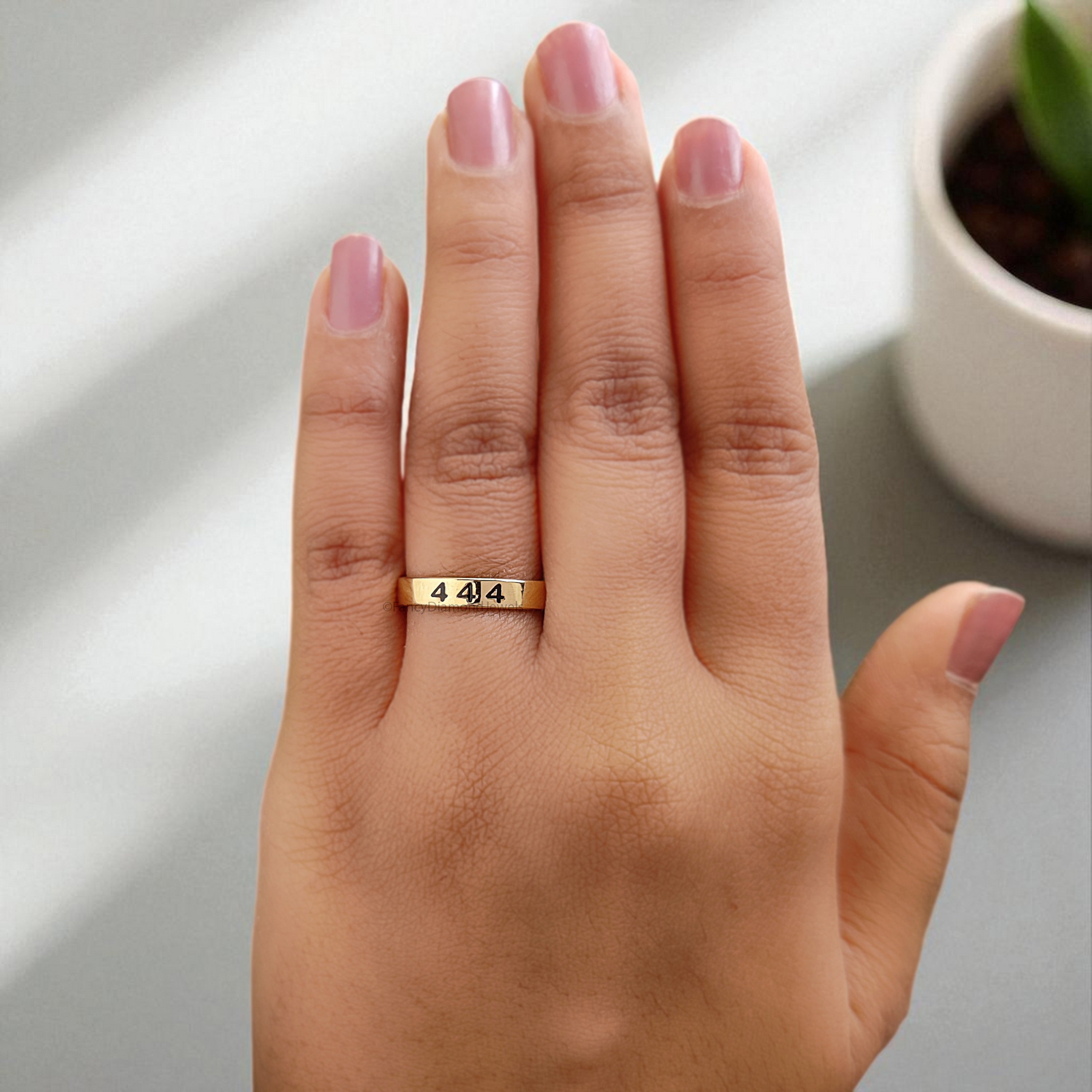 Lucky Number Ring with Free Numerology Reading Report Lo Shu Grid Name Compatibility Custom Angel Number 111 777 888 Gold Silver Ring FD401