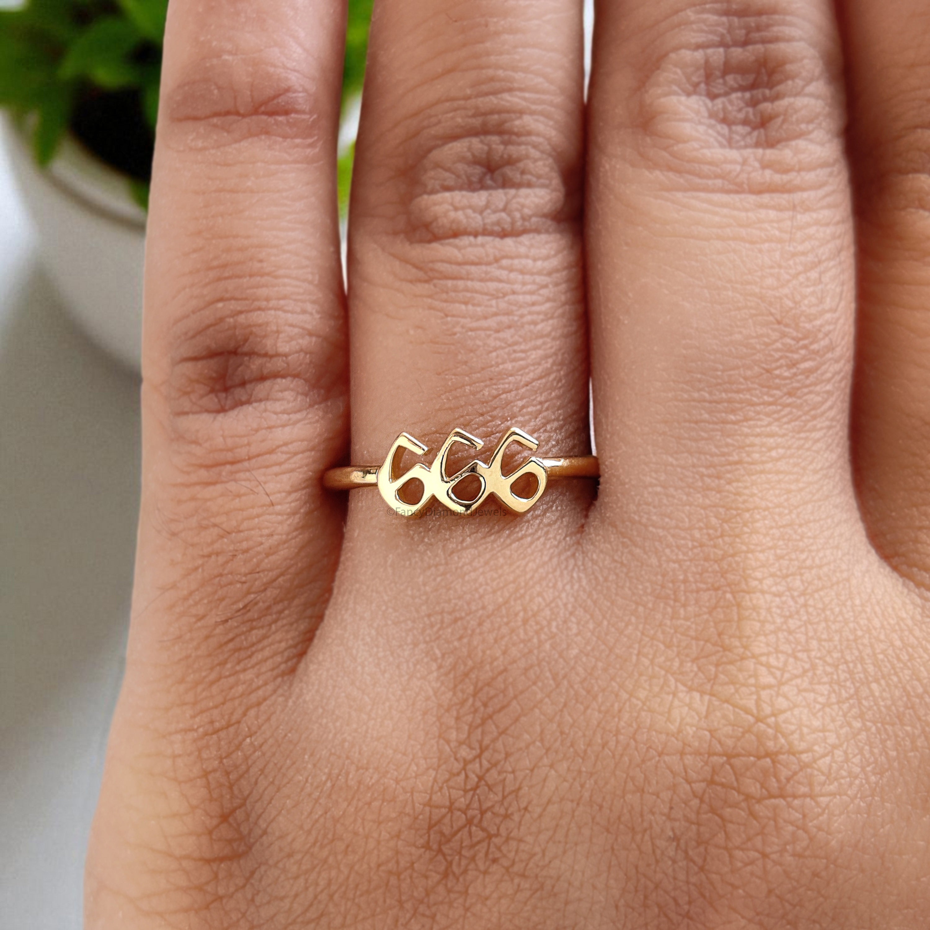 Angel Number Ring with Free Numerology Reading Report Lo Shu Grid Name Compatibility Custom Lucky Number 111 777 888 Gold Silver Ring FD402