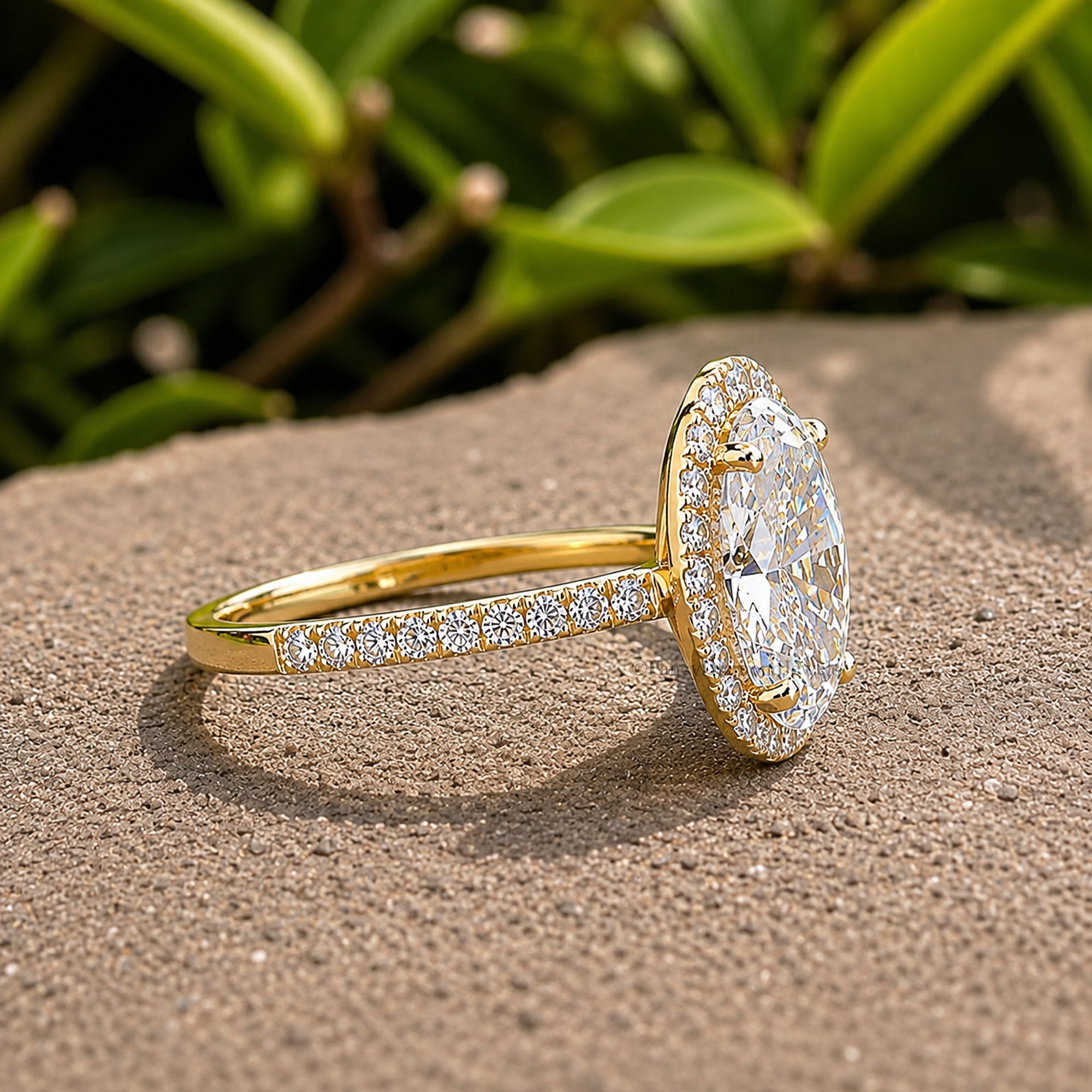 Oval Cut Diamond engagement ring 12mm 10mm 9mm 8mm 7mm stone ring Silver ring Promise ring Simulant ring Halo ring Gift for her FD317