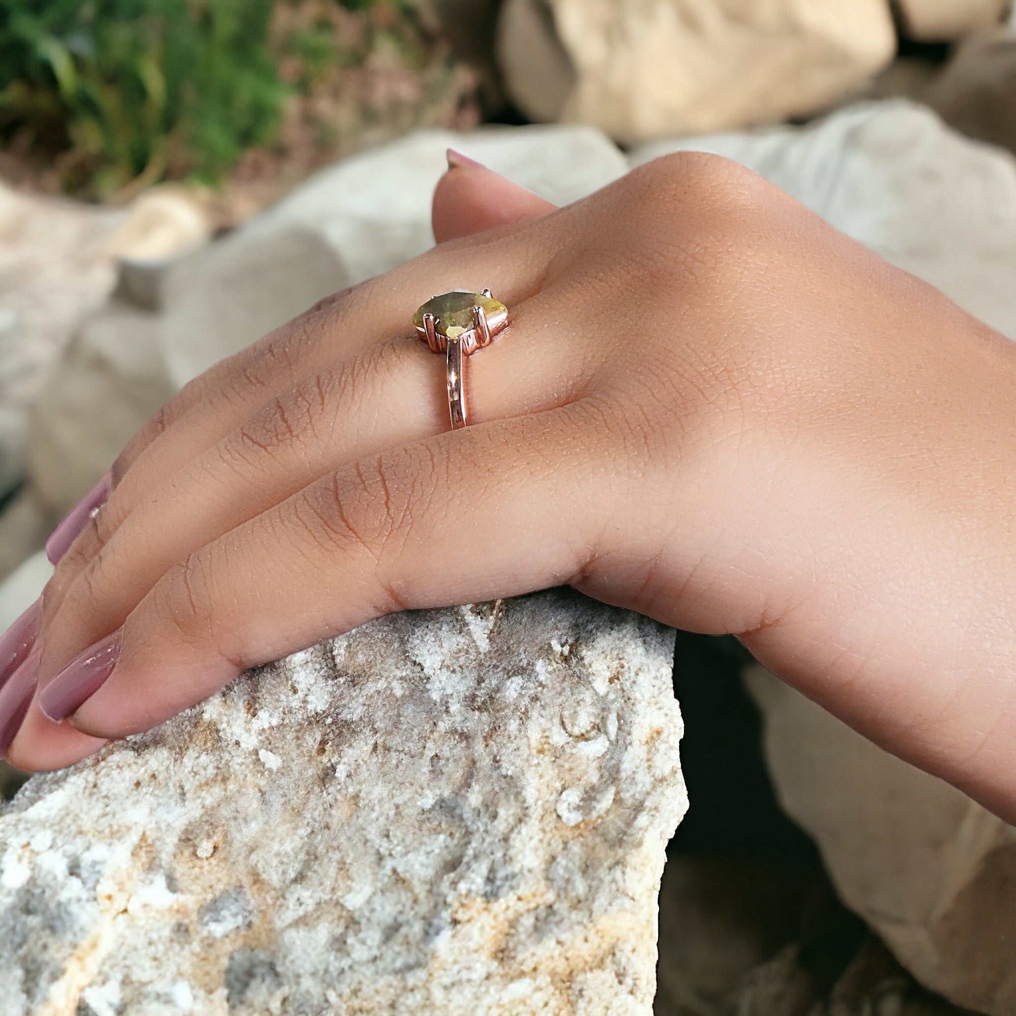 Kite Cut Yellow Color Diamond Ring 1.61 Ct 9.60 MM Kite Shape Diamond Ring 14K Solid Rose Gold Silver Kite Engagement Ring Gift For Her QL8814