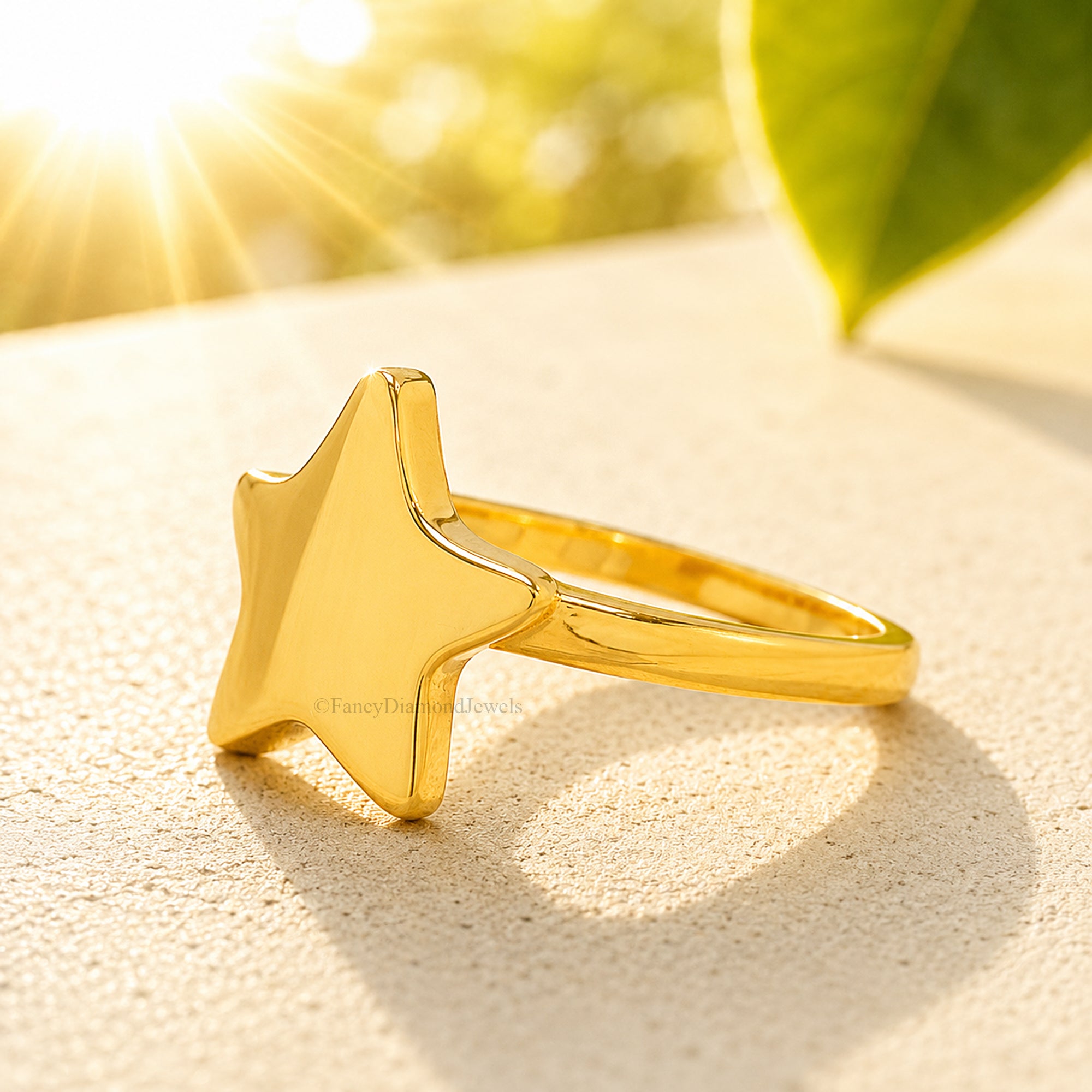 Handmade Sterling Silver Star Ring, Boho Fidget Jewelry, Minimalist Celestial Jewelry, Wedding Band For Bridal Matching Ring For Women FD573