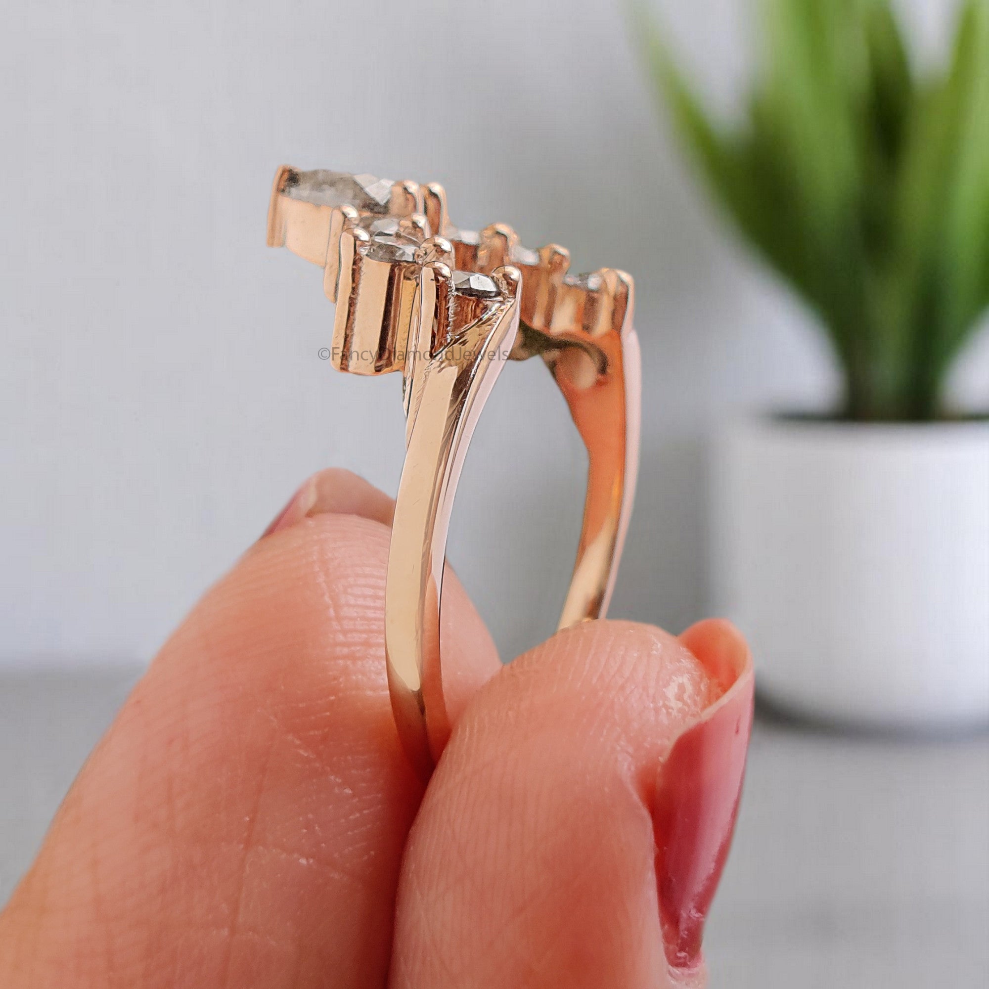 1.50 MM Salt And Pepper Diamond Wedding Band Silver/10K/14K/18K Gold Minimalist stacking dainty matching anniversary Ring Gift For Her KD351