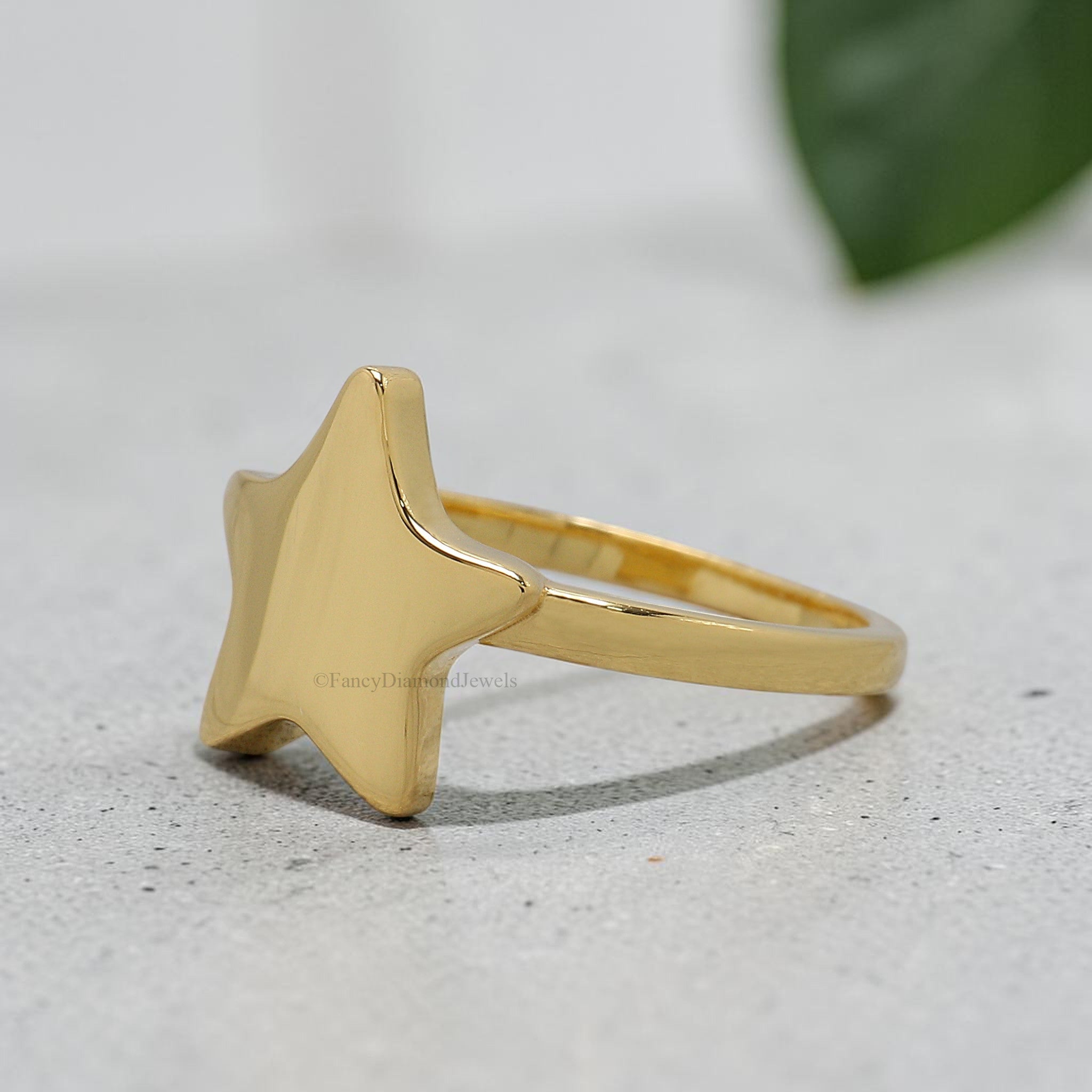 Handmade Sterling Silver Star Ring, Boho Fidget Jewelry, Minimalist Celestial Jewelry, Wedding Band For Bridal Matching Ring For Women FD573