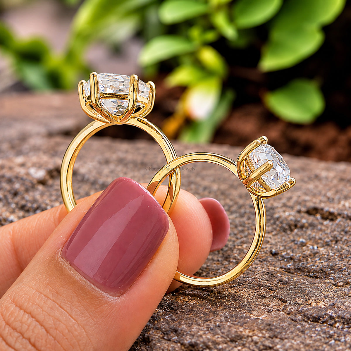 Hexagon Cut Engagement ring 8mm 10mm 11mm 13mm 14mm Stone Ring Silver Promise Ring Hexagon Cut Diamond Solitaire Ring Gift For Her FD292
