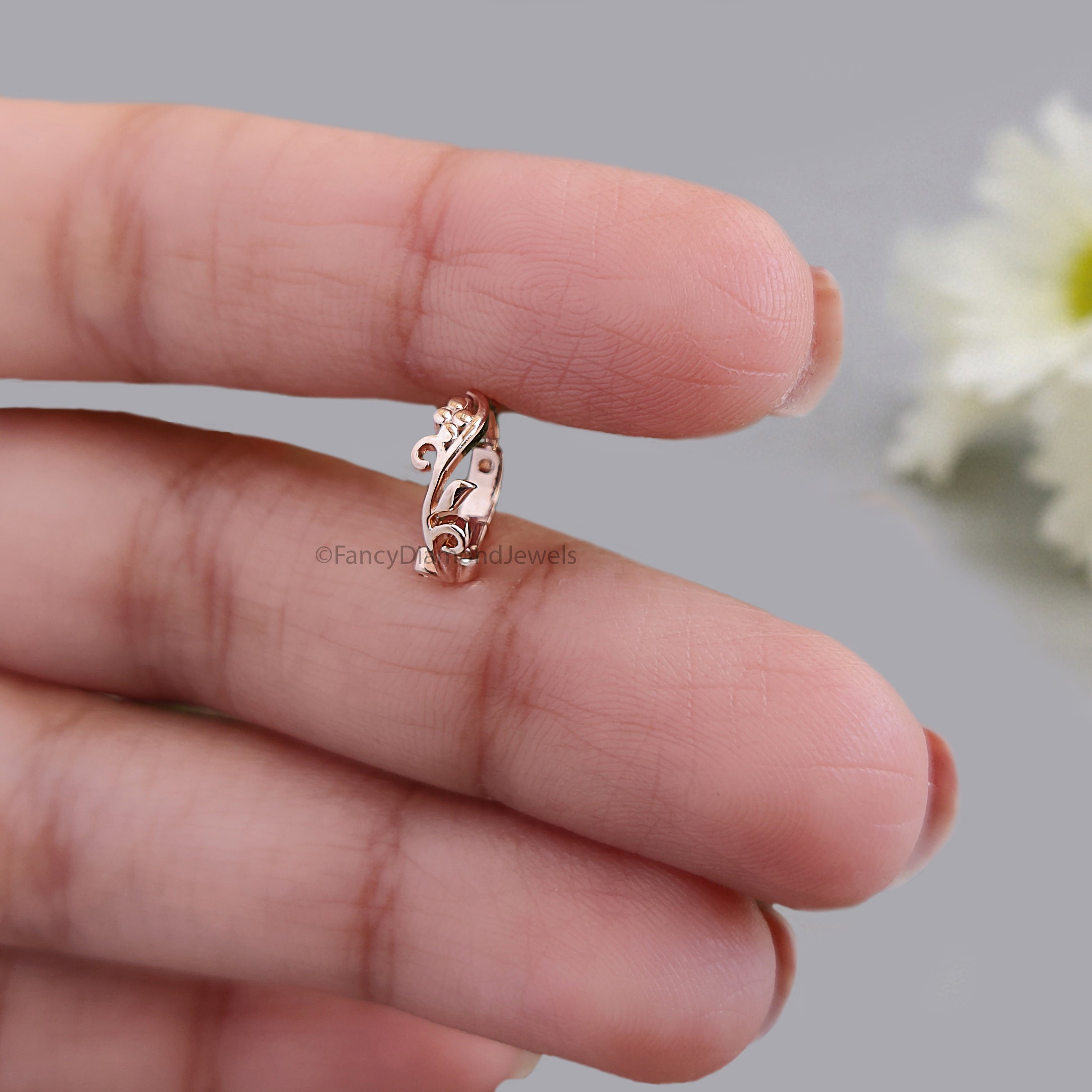 Dainty Nose Hoop Unique Jewelry Silver Nose Ring Silver Leaf Nose Ring Nose Piercing Boho Nose Hoop Nature Jewelry Pierced Nose FD488