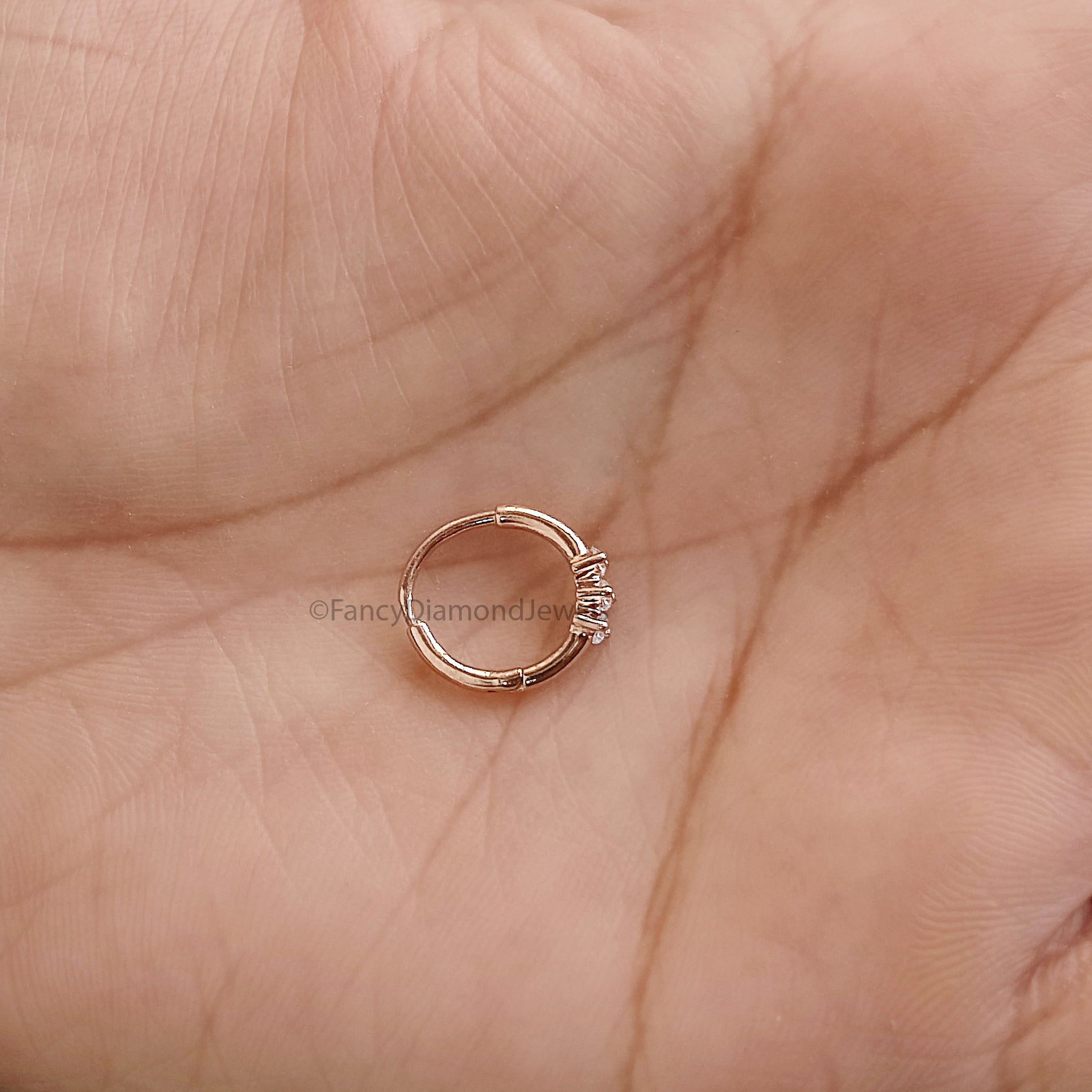 Nose Ring Nose Studs Natural Diamond Nose Ring Nose Ring Hoop Nose Stud Rose Gold Nose Ring Gold Nose Ring Diamond Nose Stud Hoop FD485