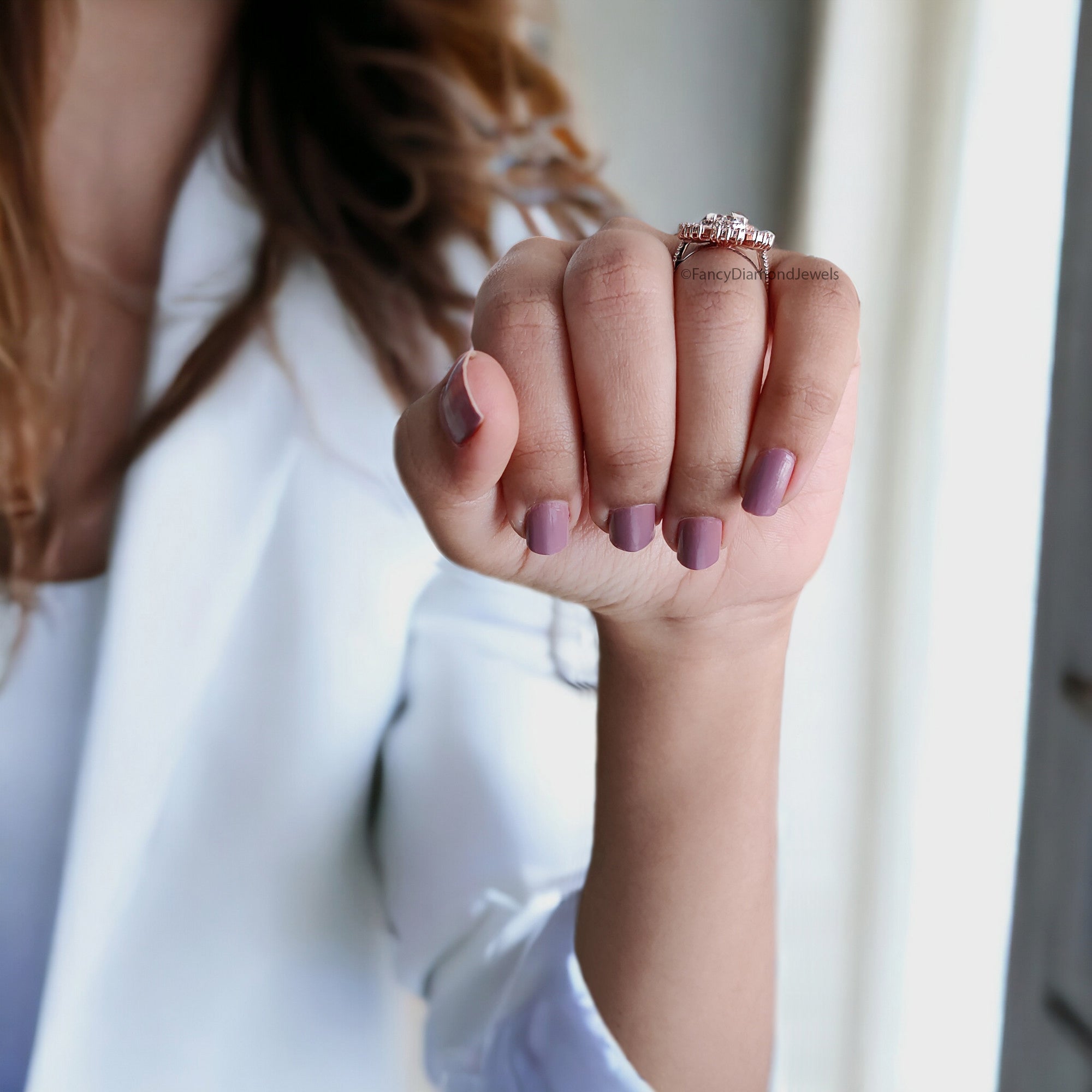 1.70 CT SunBurst Halo Oval Cut Moissanite Engagement Ring Rose Gold Ring vintage Unique Oval Diamond Ring Women Wedding Bridal Ring FD259