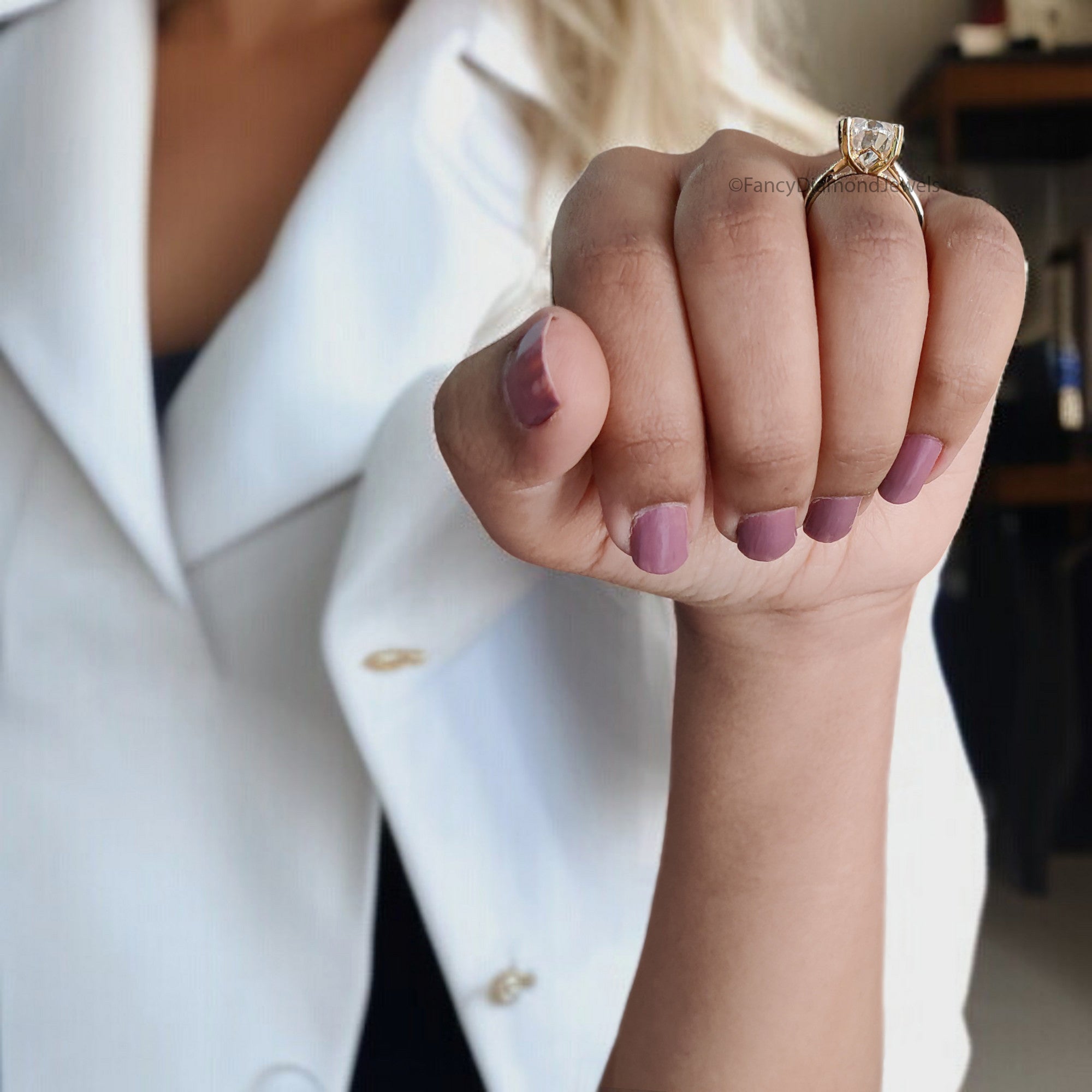 4.15 CT Oval Moissanite Engagement Ring Colorless Oval Moissanite Wedding Ring Oval With Twisted Pave Band Gift Ring for Promise Ring FD335