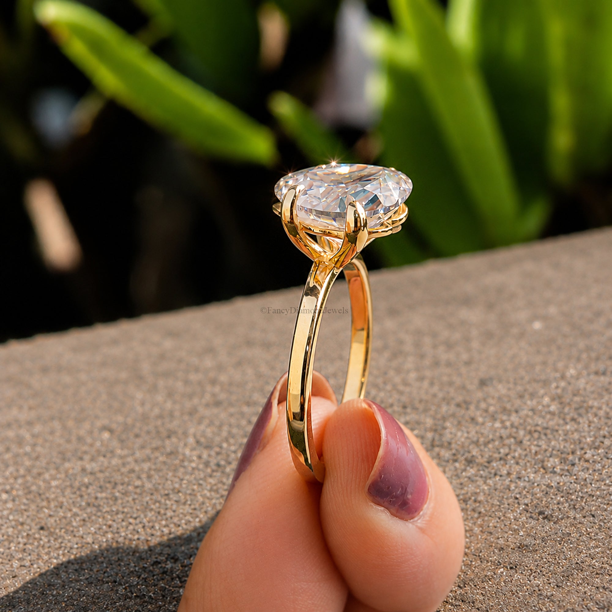 Heart Cut engagement ring 10mm 9mm 8mm 7mm 6mm stone ring Silver Promise ring Diamond ring Simulant ring Solitaire ring Gift for her FD200