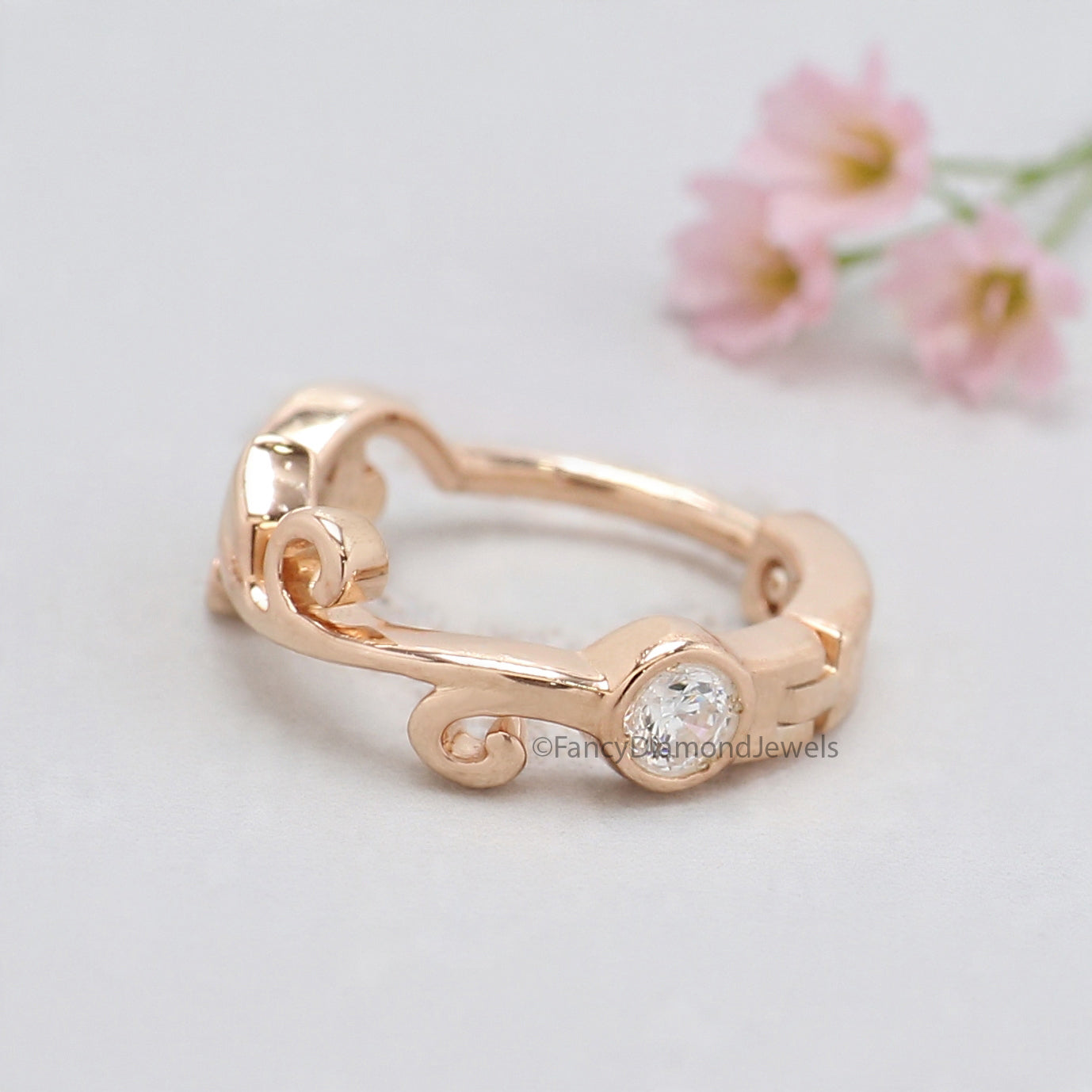 Dainty Nose Hoop Unique Jewelry Silver Nose Ring Silver Leaf Nose Ring Nose Piercing Boho Nose Hoop Nature Jewelry Pierced Nose FD488