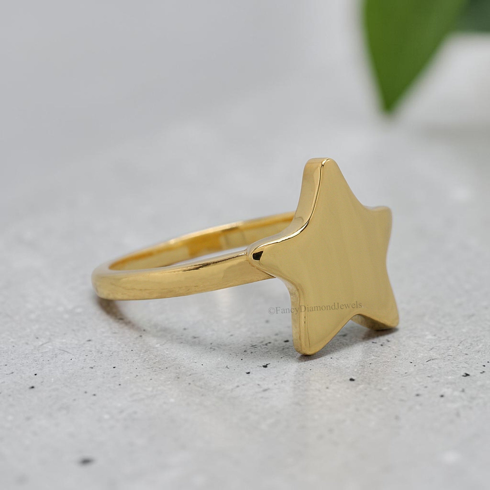 Handmade Sterling Silver Star Ring, Boho Fidget Jewelry, Minimalist Celestial Jewelry, Wedding Band For Bridal Matching Ring For Women FD573