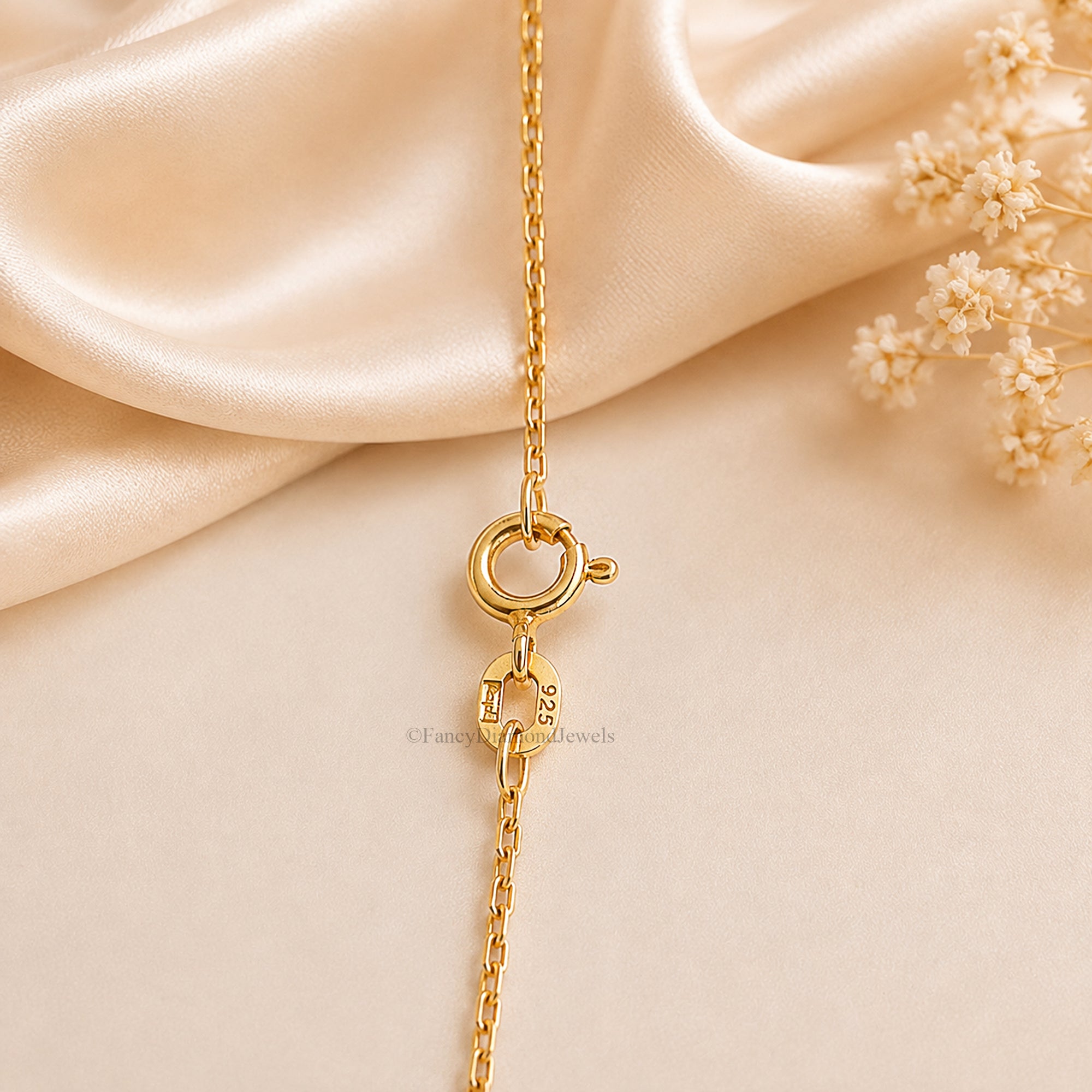 Marquise Shape Moissanite Necklace, 14K Gold Diamond Pendant, Dainty Marquise Necklace, Elegant Pendant Jewelry, Bridal Gift for Her FD600