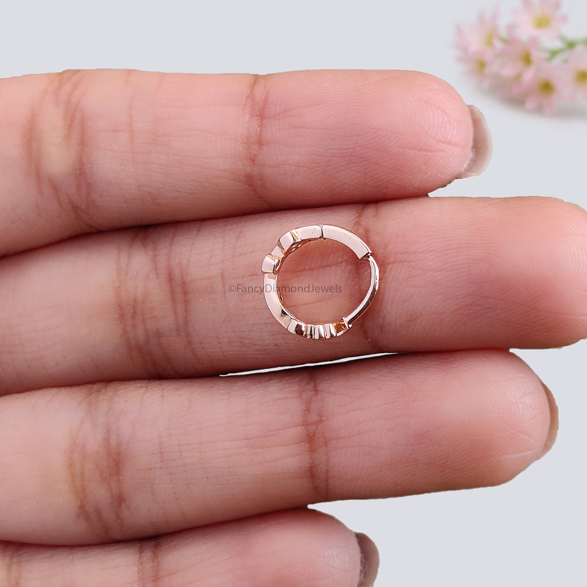 Dainty Nose Hoop Unique Jewelry Silver Nose Ring Silver Leaf Nose Ring Nose Piercing Boho Nose Hoop Nature Jewelry Pierced Nose FD488
