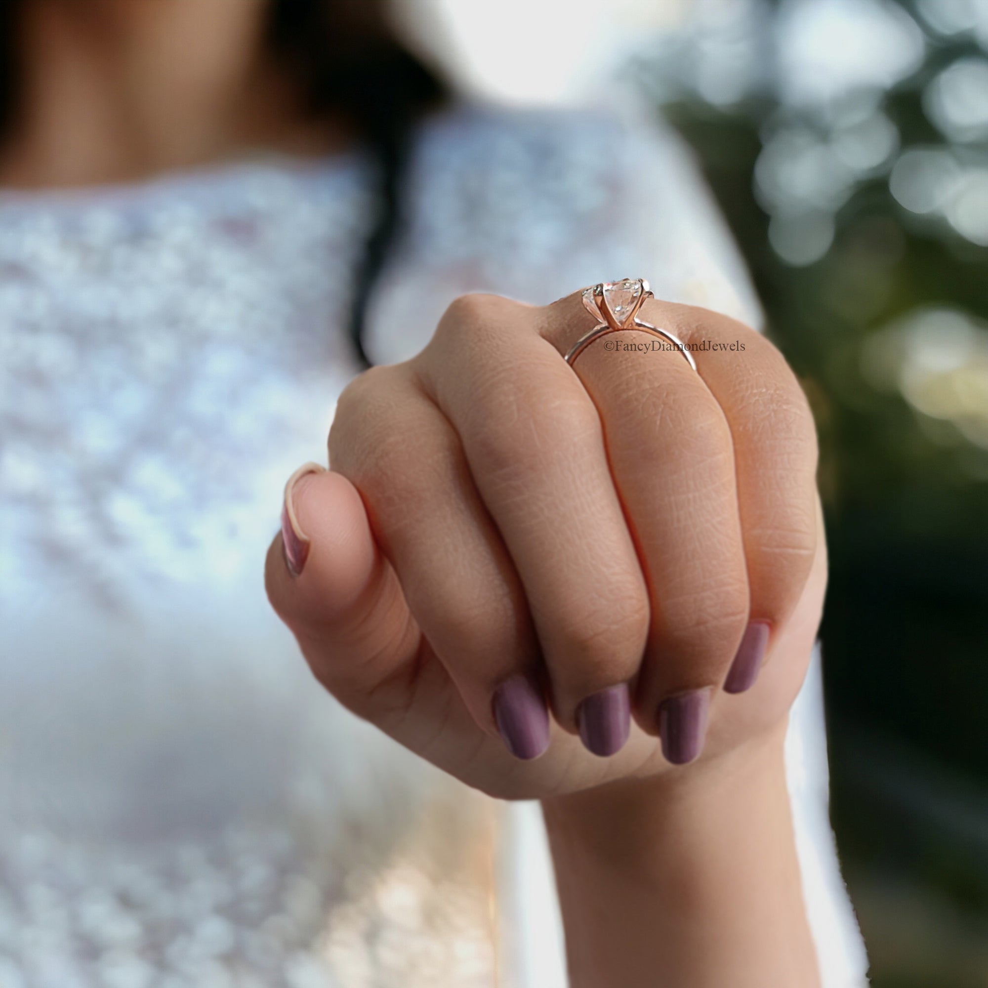 Moissanite Solitaire Engagement Ring 2.00 CT Cushion Cut Moissanite Ring Claw Prong Ring for Women Promise Ring Gift For Her Ring FD80