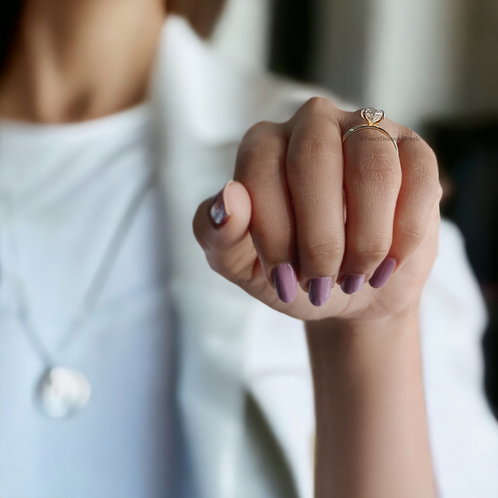 2.15 CT Marquise Cut Colorless Moissanite Dual Shank Engagement Ring Solitaire Ring Wedding Ring Designer Bridal Ring Anniversary Gift FD211