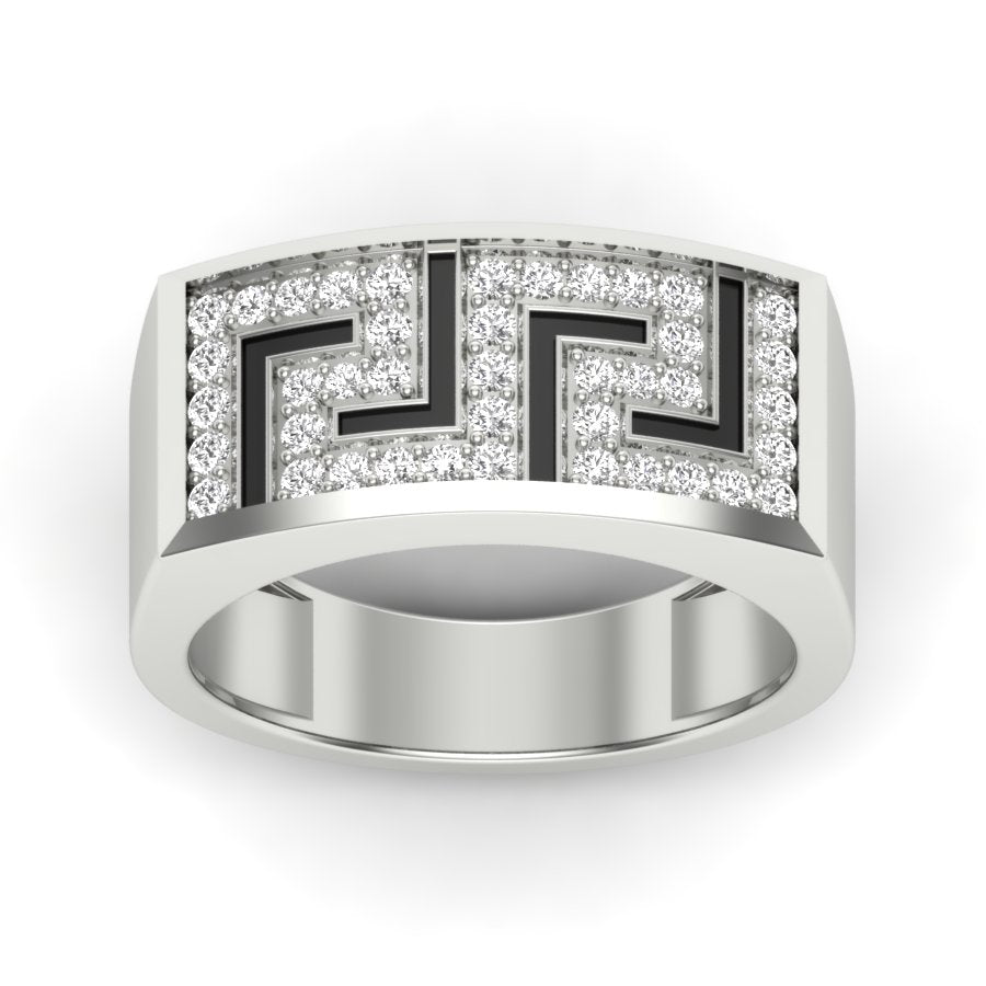 0.47 TW Prong Setting Band Round Cut Lab Grown Diamond Band Unique Ring Engagement Band Bridal Wedding Band PR395