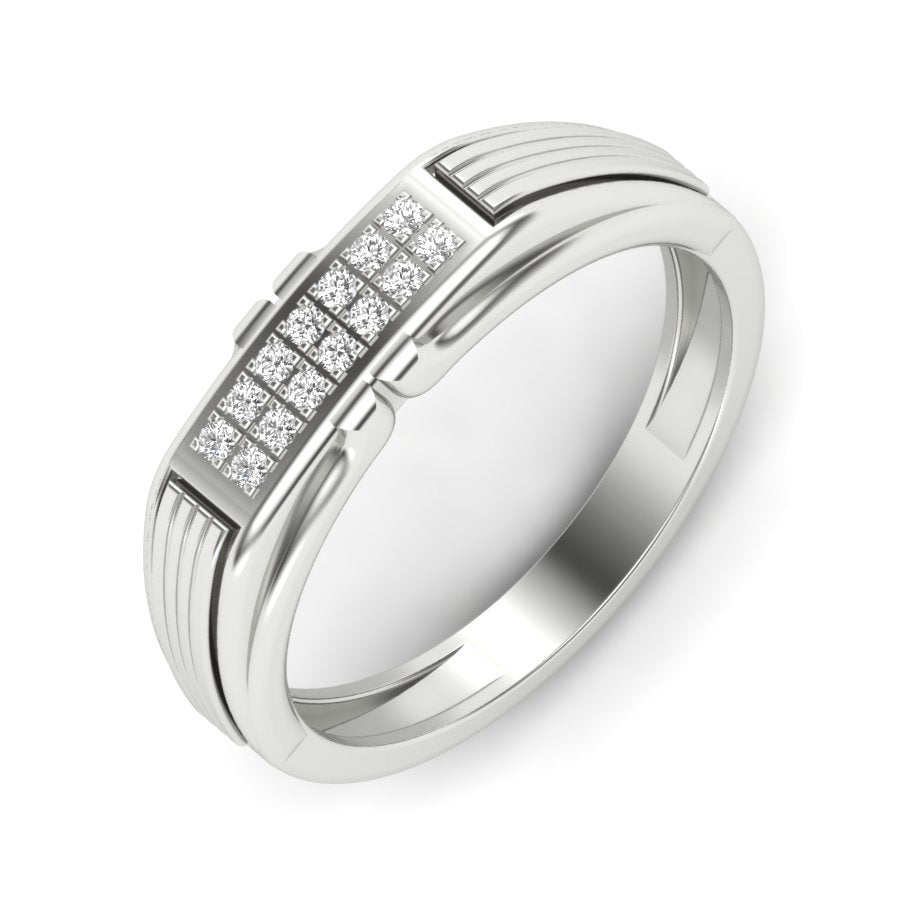 0.14 TW Unique Design Ring With Round Cut Lab Grown Diamond Ring Wedding ring Engagement ring PR429