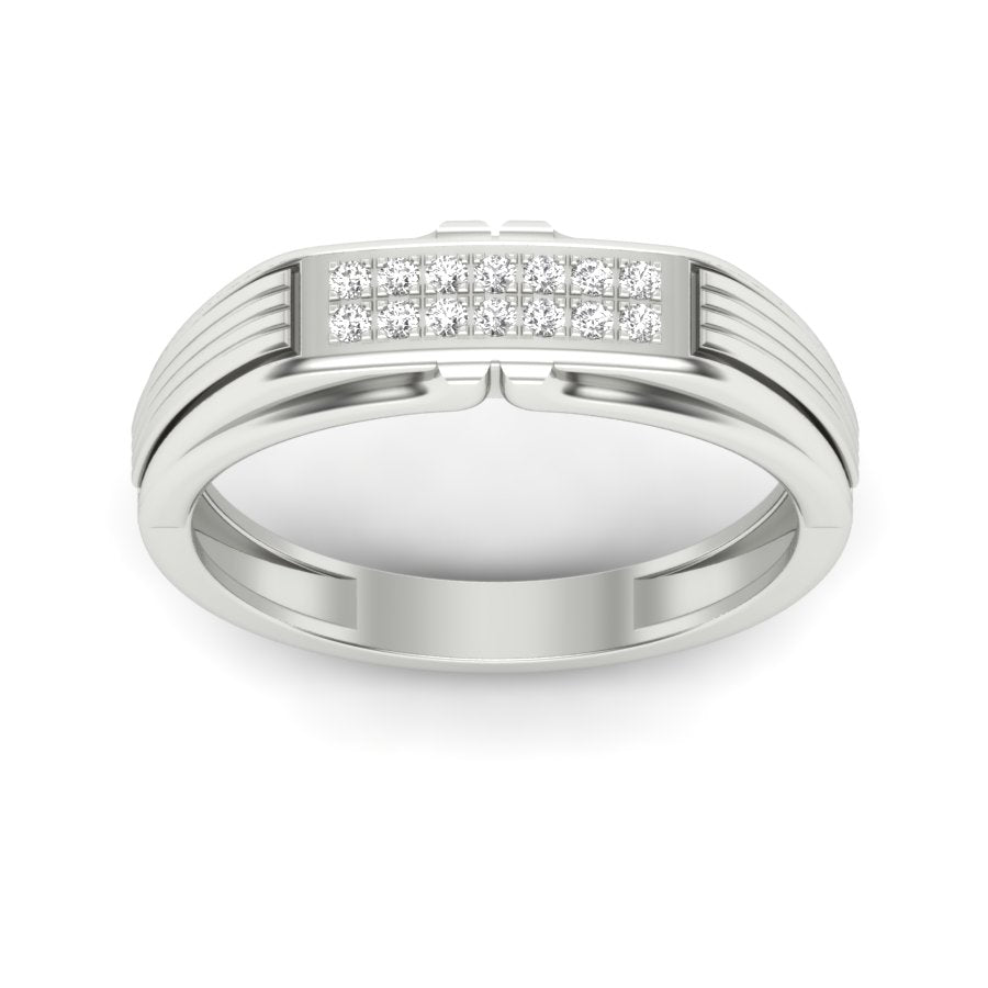 0.14 TW Unique Design Ring With Round Cut Lab Grown Diamond Ring Wedding ring Engagement ring PR429