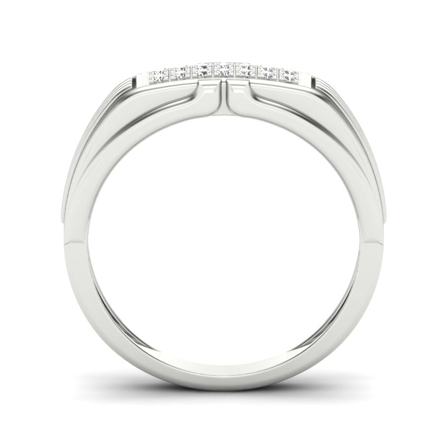 0.14 TW Unique Design Ring With Round Cut Lab Grown Diamond Ring Wedding ring Engagement ring PR429