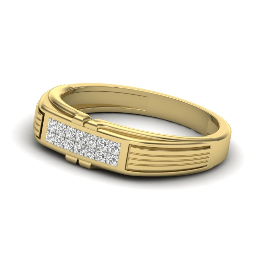 0.14 TW Unique Design Ring With Round Cut Lab Grown Diamond Ring Wedding ring Engagement ring PR429