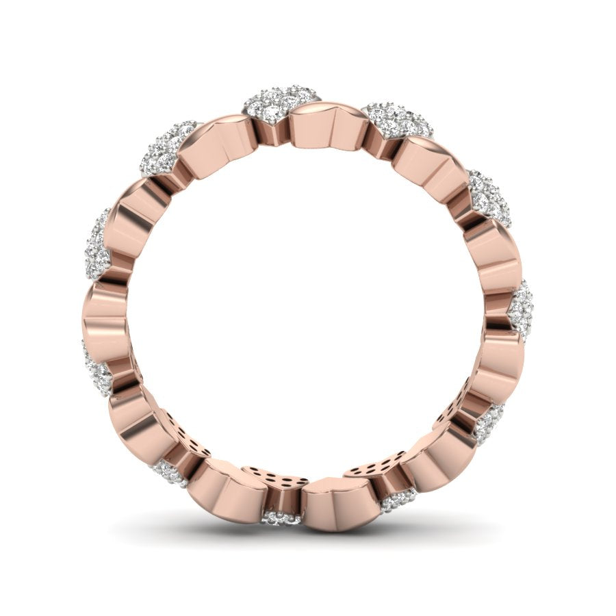 0.24 TW Round Cut Lab Grown Diamond Ring Coralie Heart Ring Prong Set Engagement Ring Wedding Ring PR455