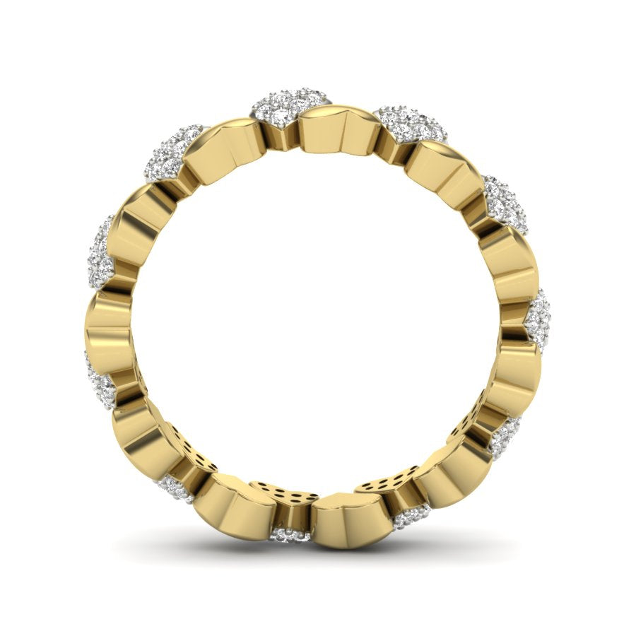 0.24 TW Round Cut Lab Grown Diamond Ring Coralie Heart Ring Prong Set Engagement Ring Wedding Ring PR455