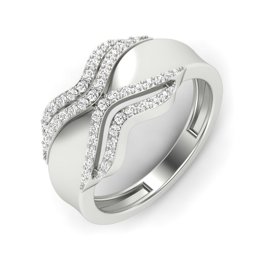 0.32 TW Round Cut Lab Grown Diamond Ring Engagement Ring Prong Setting Diamond Wedding Ring Bridal Ring PR458