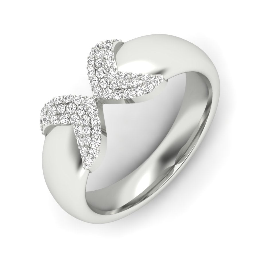 0.20 TW Unique wedding engagement ring Round Cut Lab Grown Diamond Ring Round Prong setting With Multi Tone Gold Ring PR470