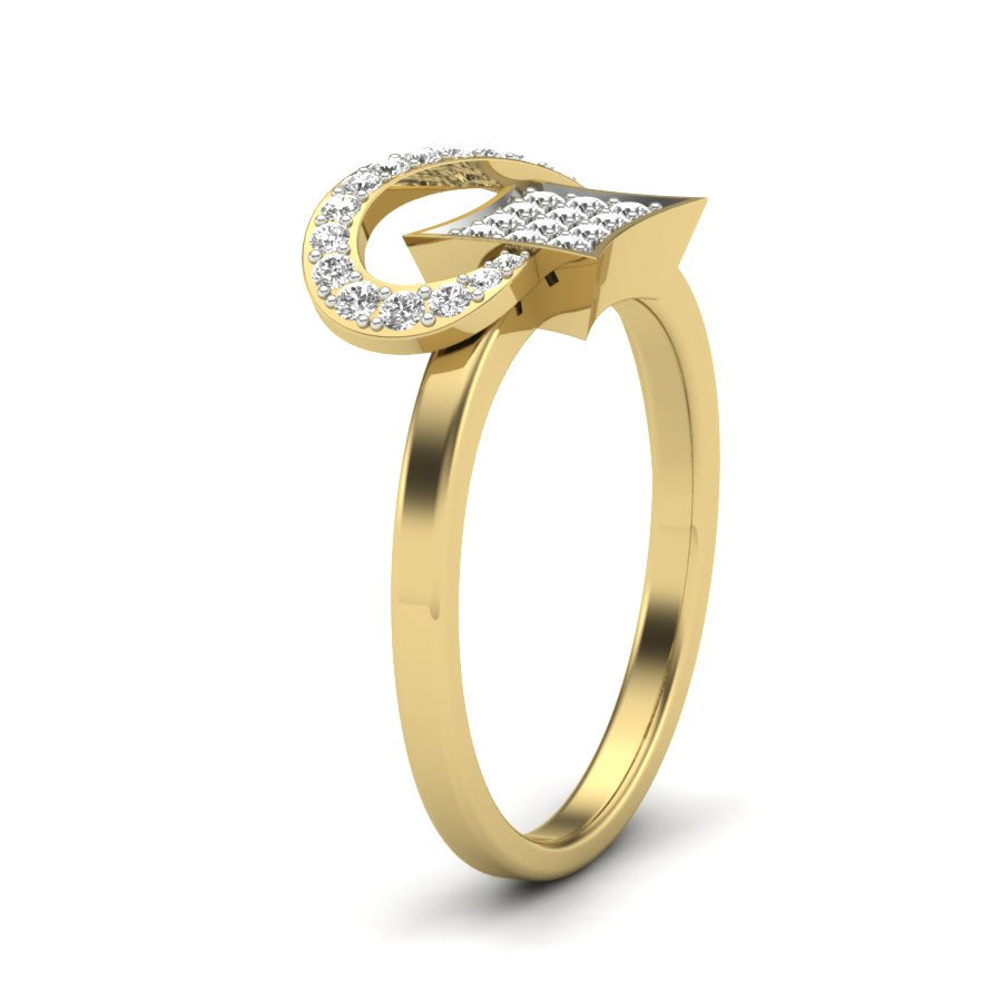 0.30 TW Round Cut Lab Grown Diamond Ring Engagement Ring prong Set Ecstasy Of Square Design Ring Bridal Wedding Ring PR477