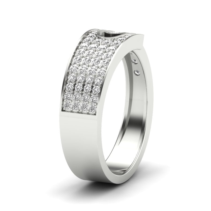 0.42 TW Unique Ring Prong Set Ring Round Cut Lab Grown Diamond Ring Wedding ring Bridal Ring Engagement ring PR480