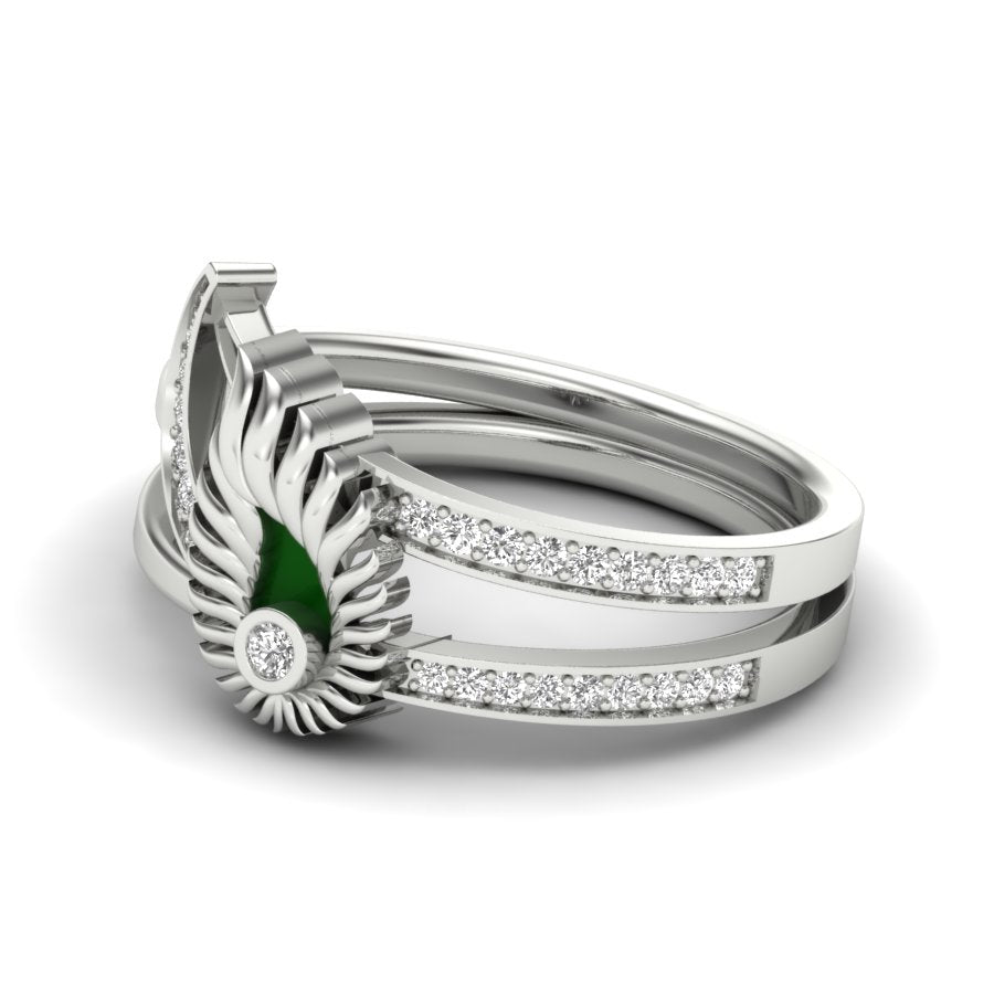 0.14 TW Unique Cocktail Split Shank Ring Round Cut Lab Grown Diamond Ring Gold Engagement Ring Prong Set Ring Bridal Wedding Ring PR494