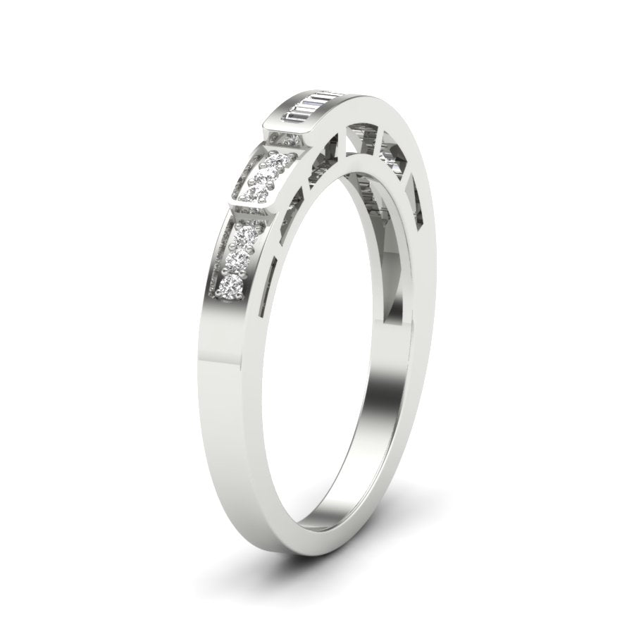 0.24 TW Eternity Band Round Cut Lab Grown Diamond Band Engagement Band Channel & Prong set Band For Bridal Wedding Band PR505