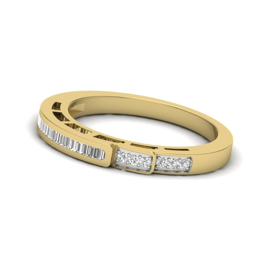 0.24 TW Eternity Band Round Cut Lab Grown Diamond Band Engagement Band Channel & Prong set Band For Bridal Wedding Band PR505