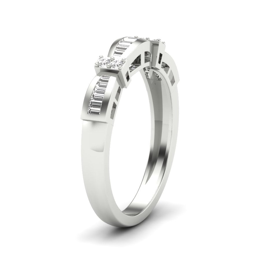 Half Eternity Band 0.26 TW Round Cut Lab Grown Diamond Band Engagement Band Channel & Prong set Band For Bridal Wedding Band PR507