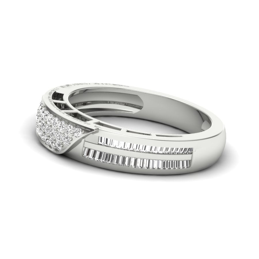 Eternity Band 0.44 TW Round Cut Lab Grown Diamond Band Engagement Band Channel & Prong set Band For Bridal Wedding Band PR509