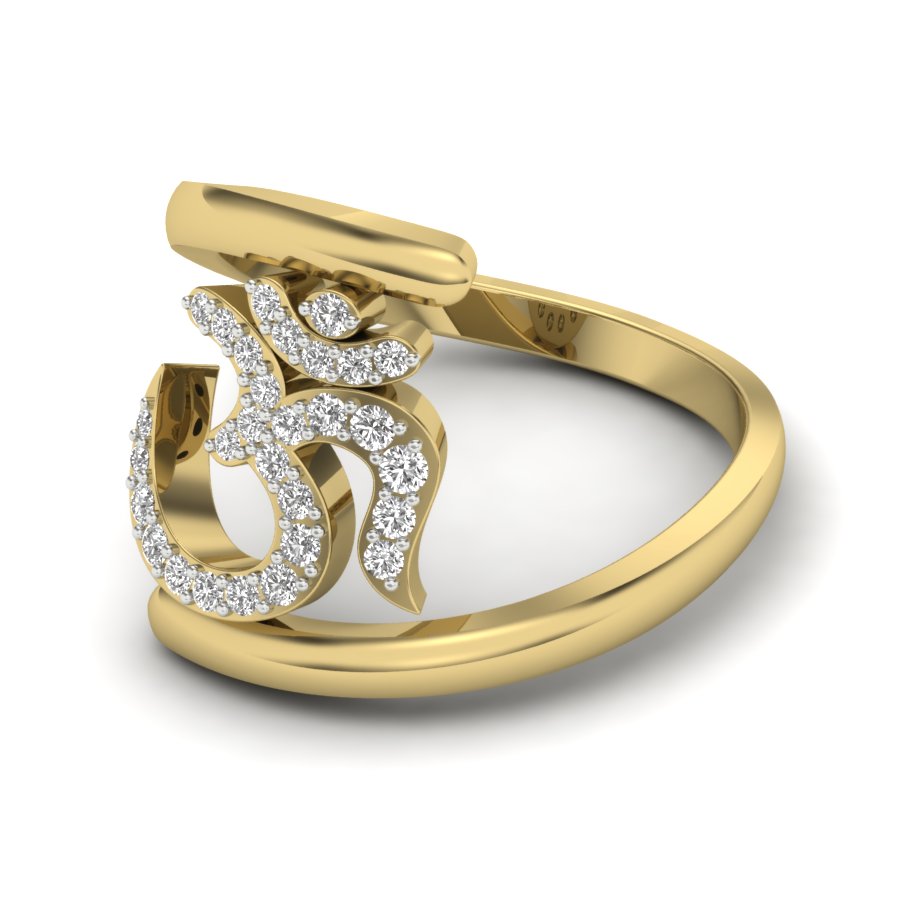 0.33 TW Om Unique Design Diamond Ring Round Cut Lab Grown Diamond Ring Bypass Ring pave/ Prong Setting Ring Woman's Engagement Ring Wedding Ring PR539