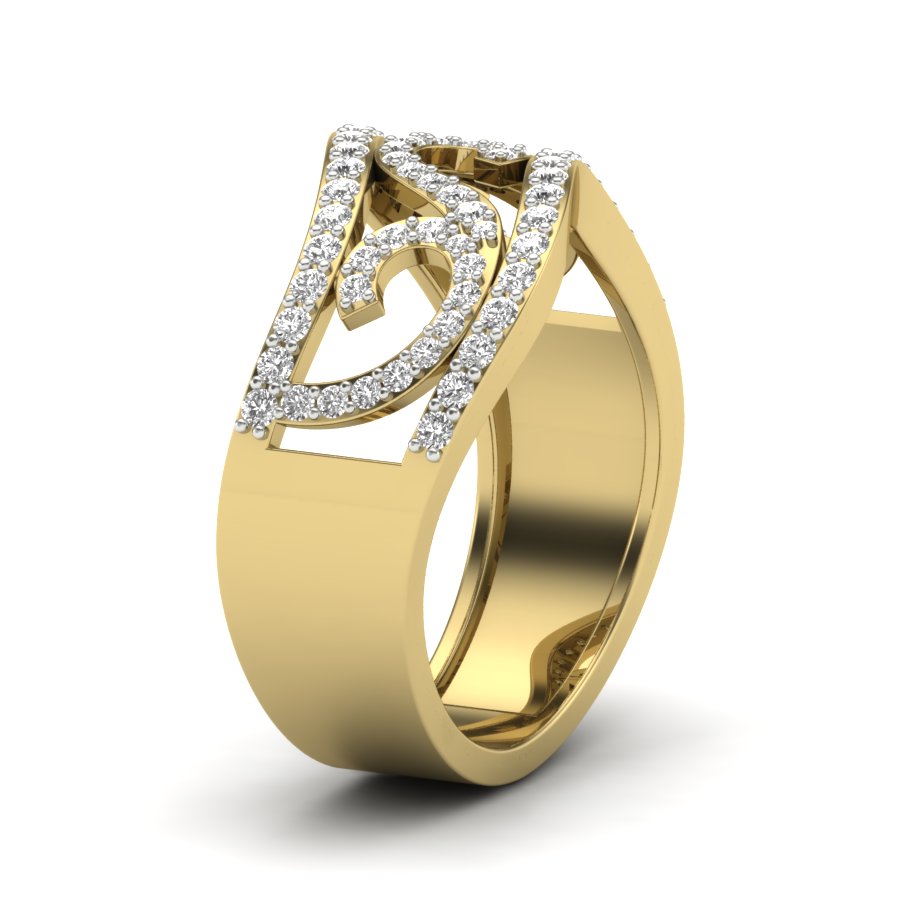 0.45 TW Unique Design Diamond Band Round Cut Lab Grown Diamond Band Engagement Band Prong Setting Wedding Band Bridal Band PR573