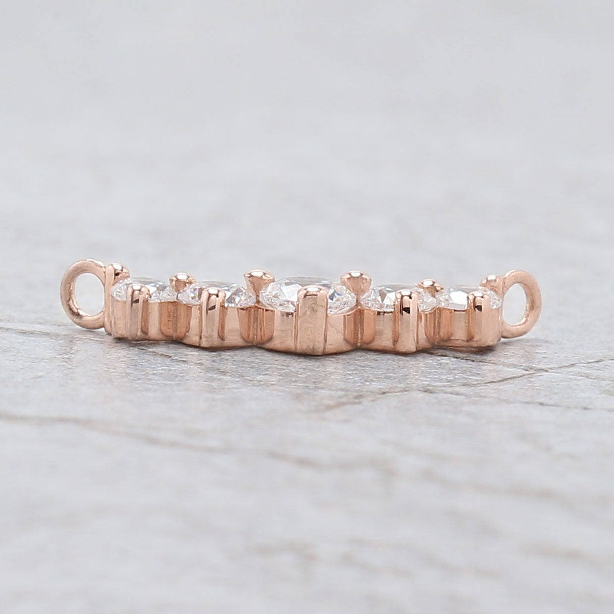 Round Brilliant Cut White Color Diamond Pendant Engagement Wedding Gift Pendant 14K Solid Rose White Yellow Gold Pendant 0.43 CT KD1003