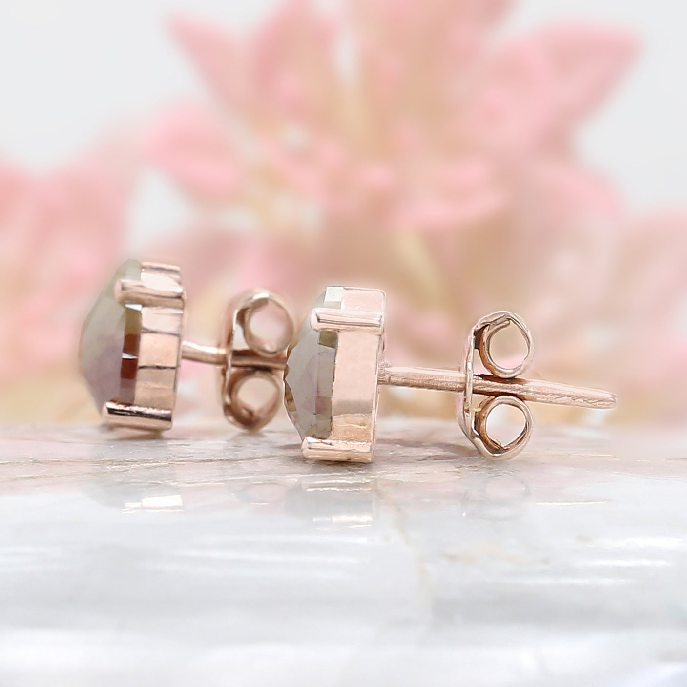 Pear Yellow Brown Color Diamond Earring Engagement Wedding Gift Earring 14K Solid Rose White Yellow Gold Earring 1.85 CT KDN6993