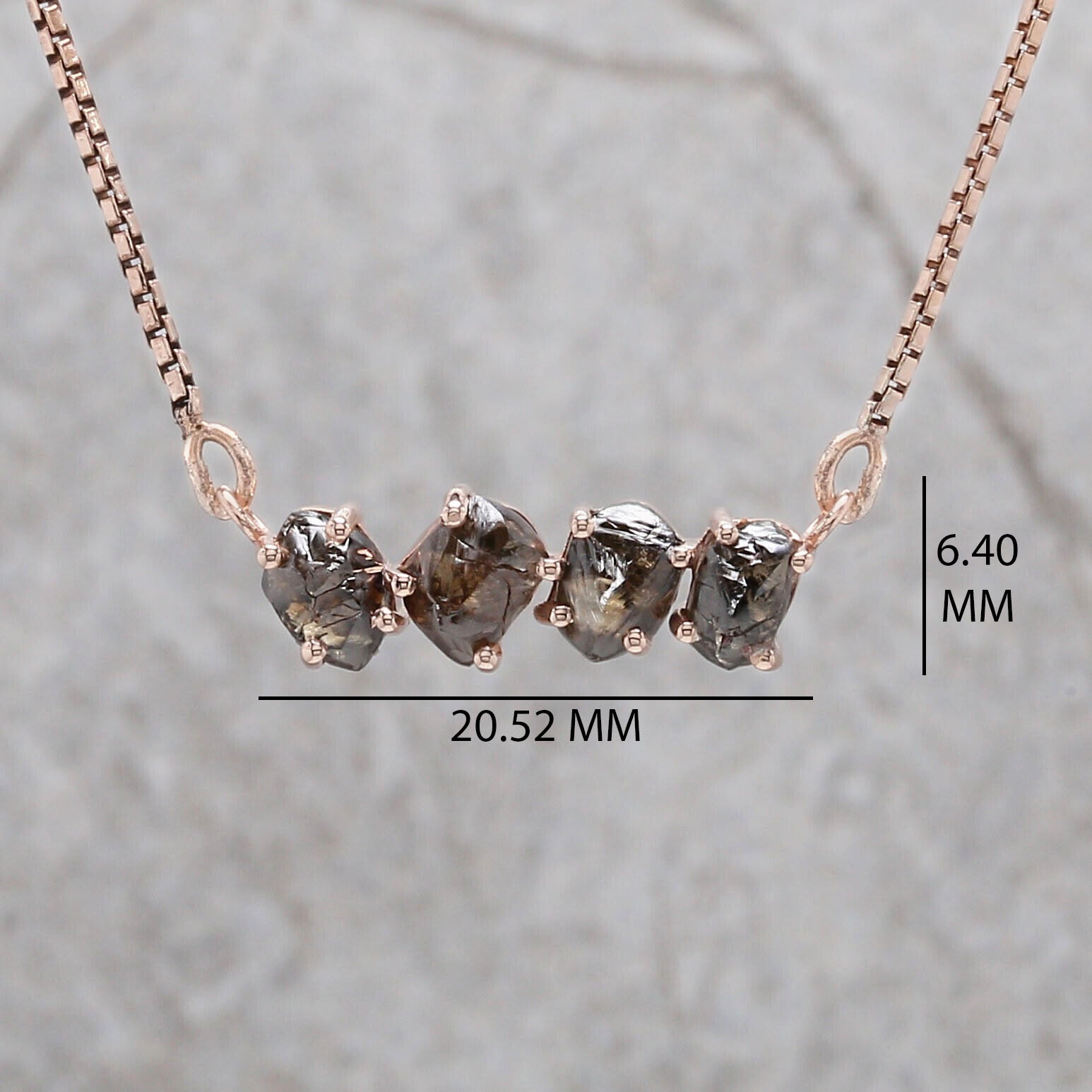 Rough Brown Diamond Pendant, Unique Diamond Pendant, Brown Diamond Pendant, Brown Rough Pendant, No Chain Including Only Pendant KDL6393