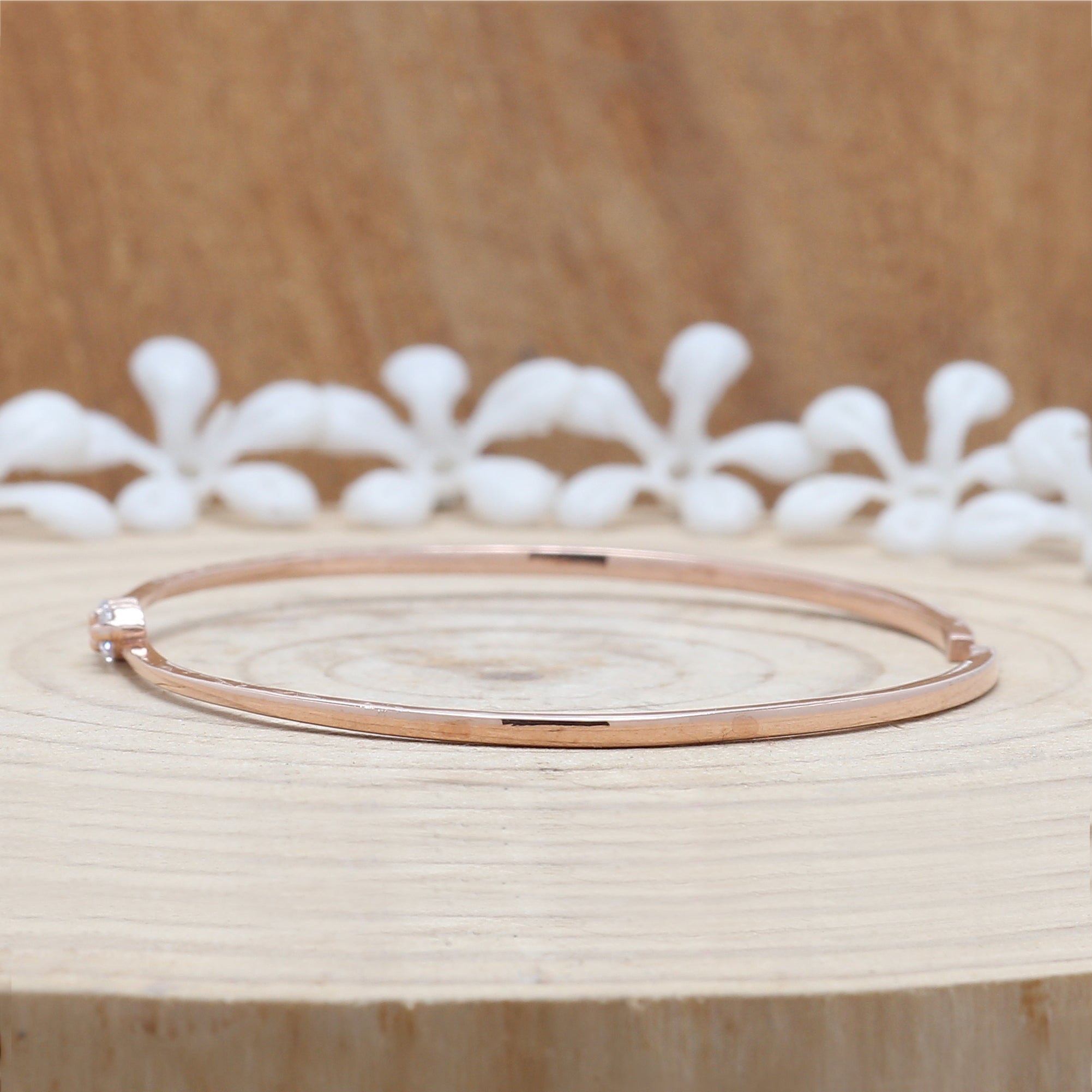 White Color Brilliant Cut Round Diamond Bracelet 14K Solid Rose White Yellow Gold Bracelet Engagement Wedding Gift Bracelet 0.17 CT KD944