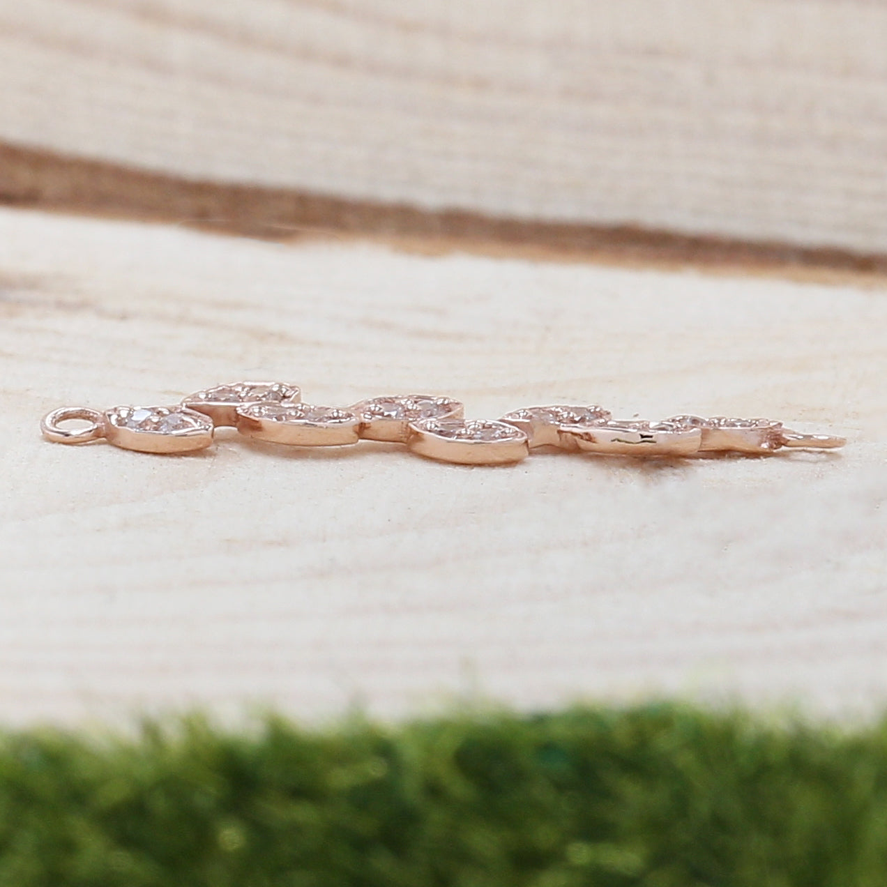 Round Brilliant Cut White Diamond Pendant, Round Unique Diamond Pendant, Dangling Diamond Pendant, No Chain Including Only Pendant KD946