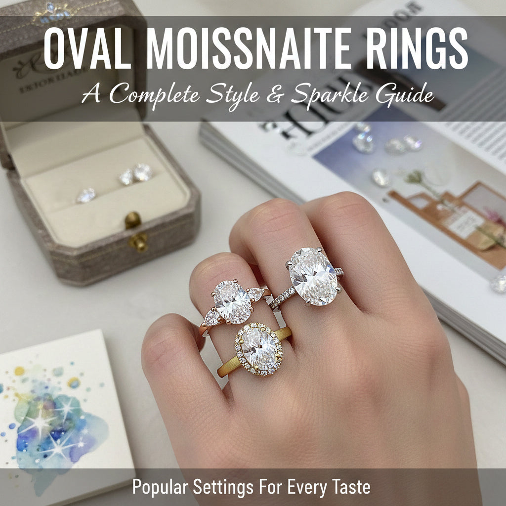 Popular Settings for Oval Moissanite Rings: A Complete Style & Sparkle Guide