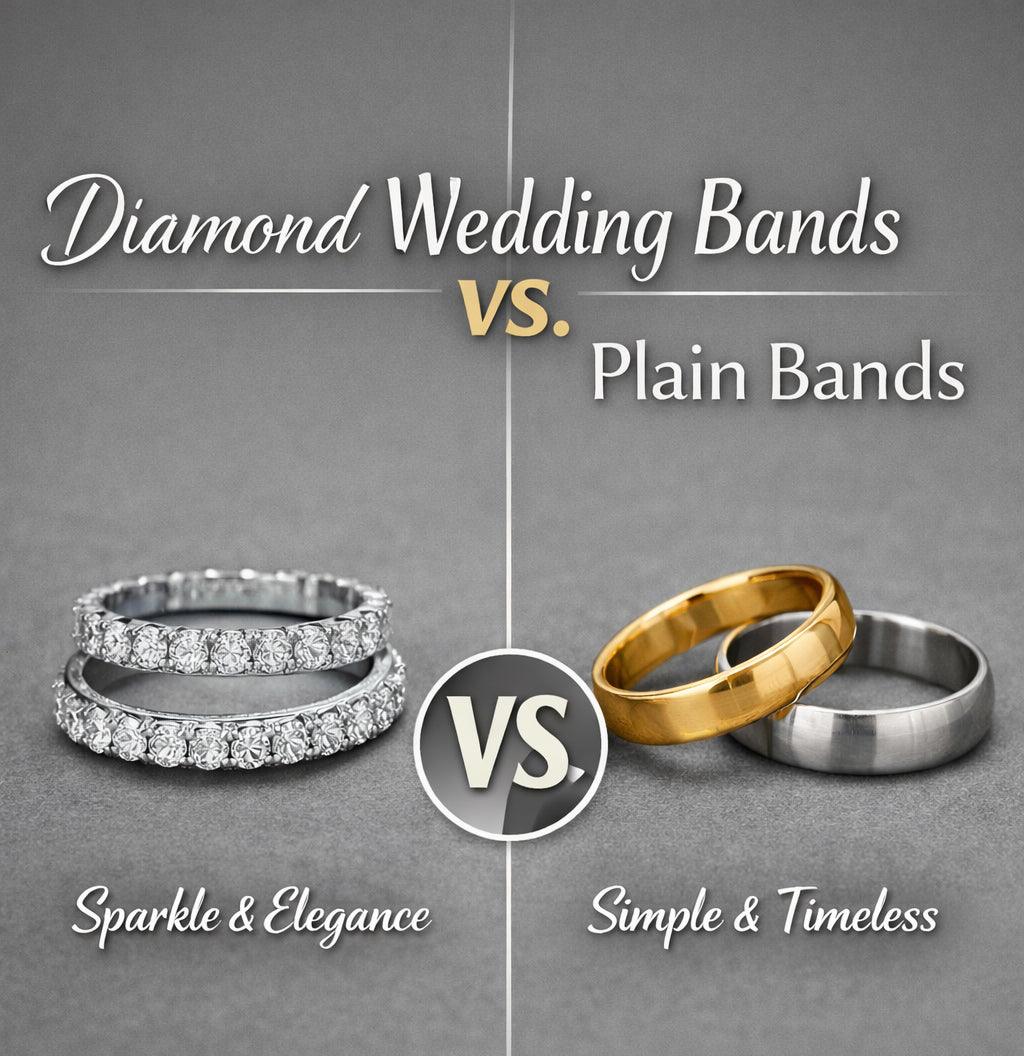 Diamond Wedding Bands vs Plain Bands: Which Suits You Best?